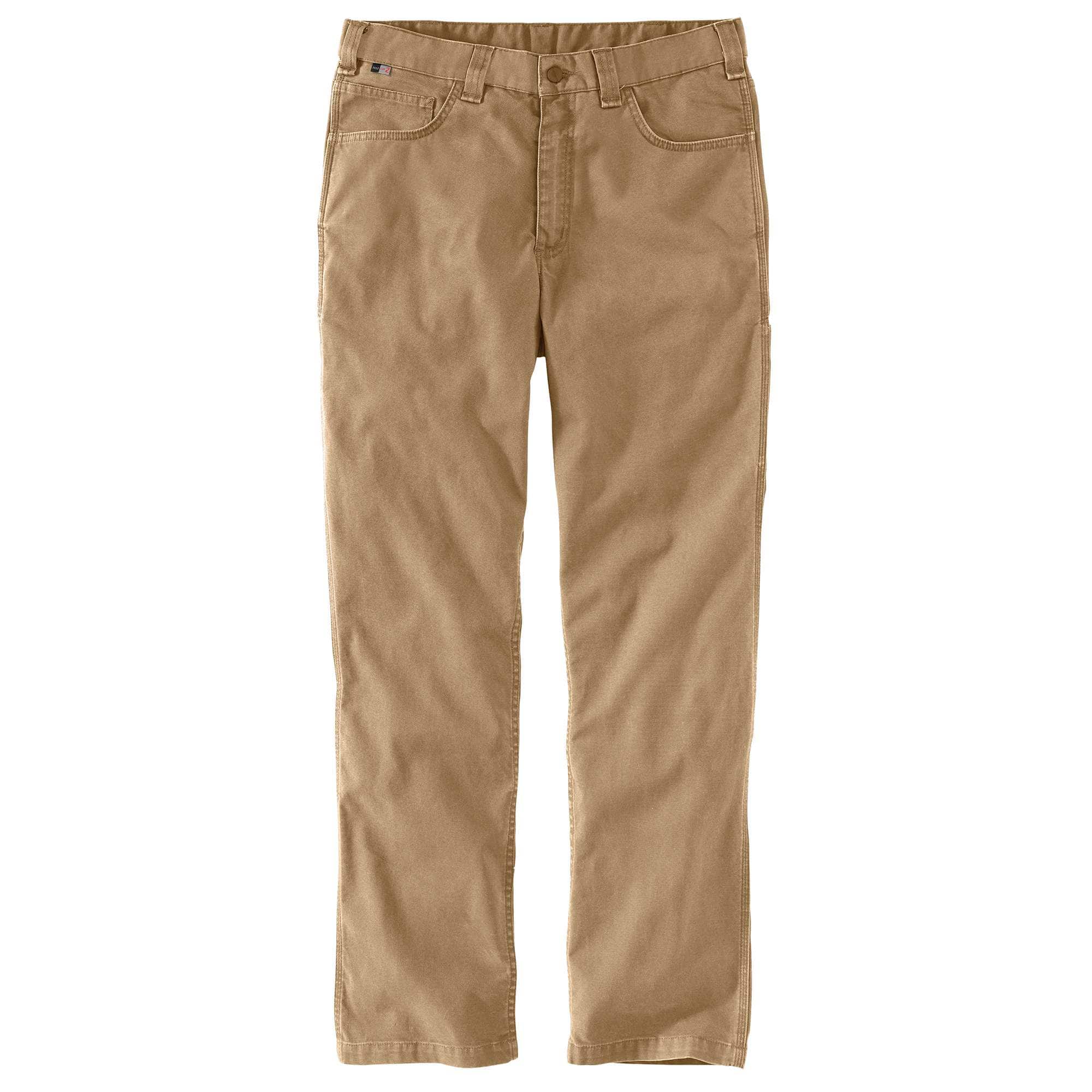 Flame-Resistant Rugged Flex Relaxed Fit Canvas Five-Pocket Work Pant