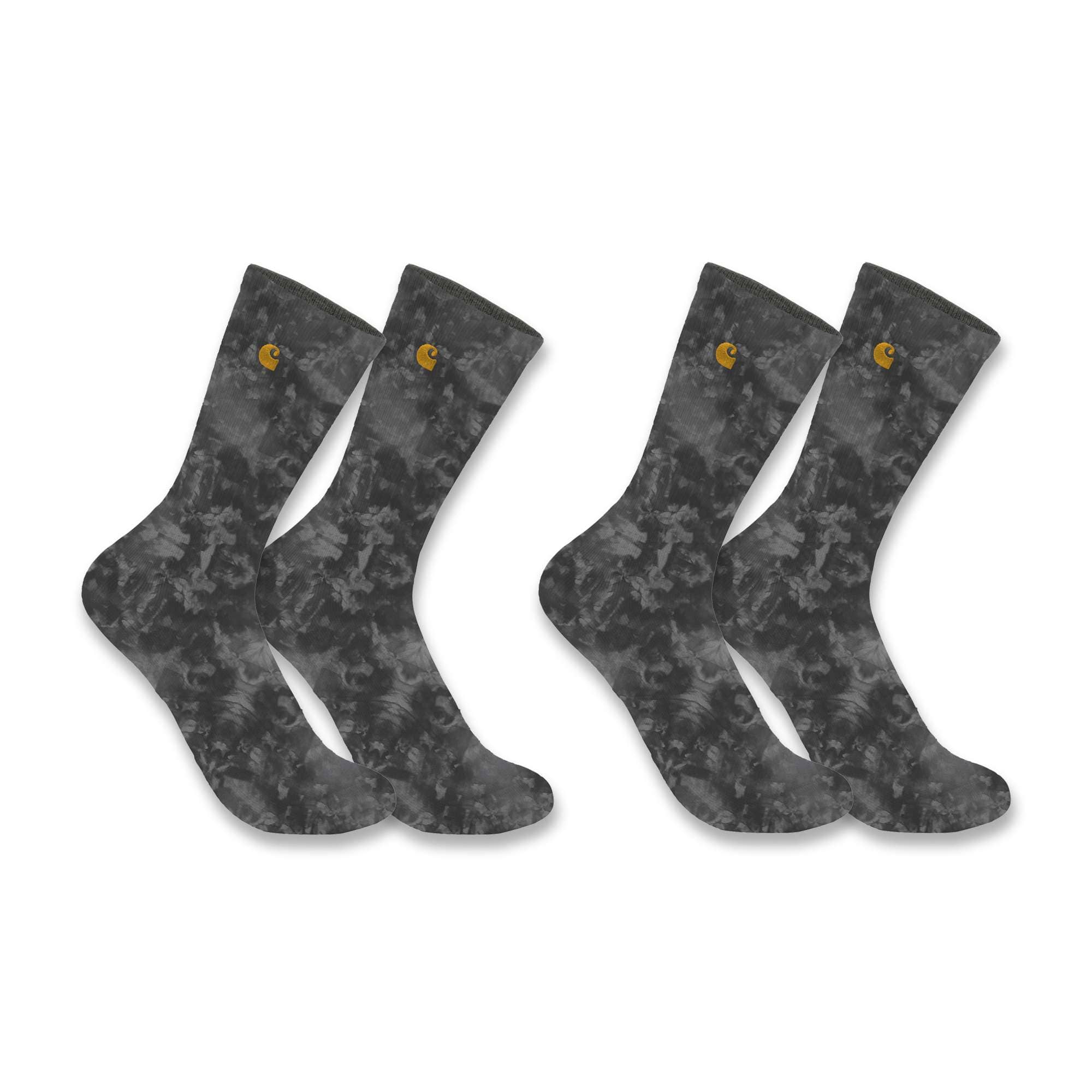 Midweight Tie-Dye Crew Sock 2-Pack
