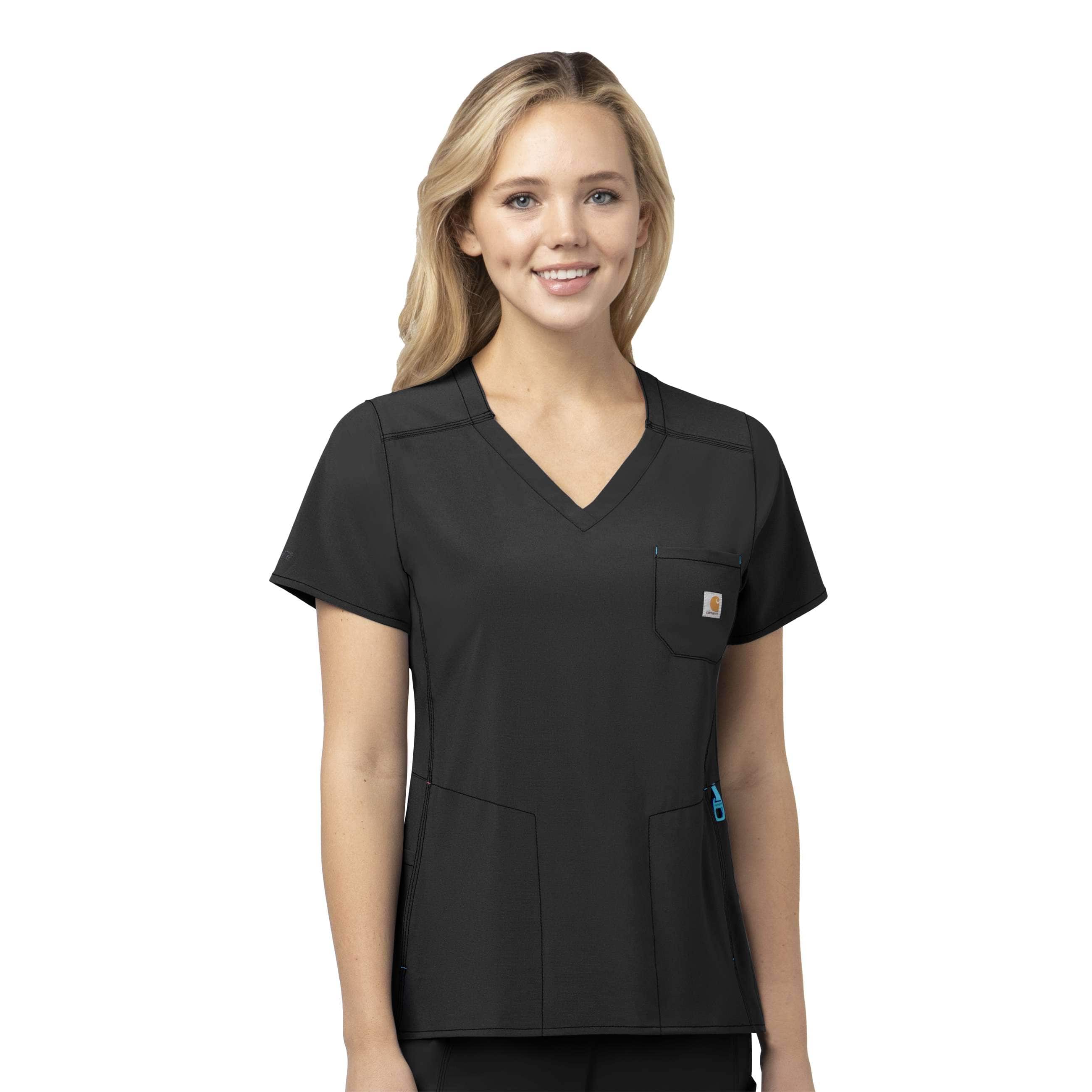 Women's Force Cross-Flex Chest Pocket Scrub Top
