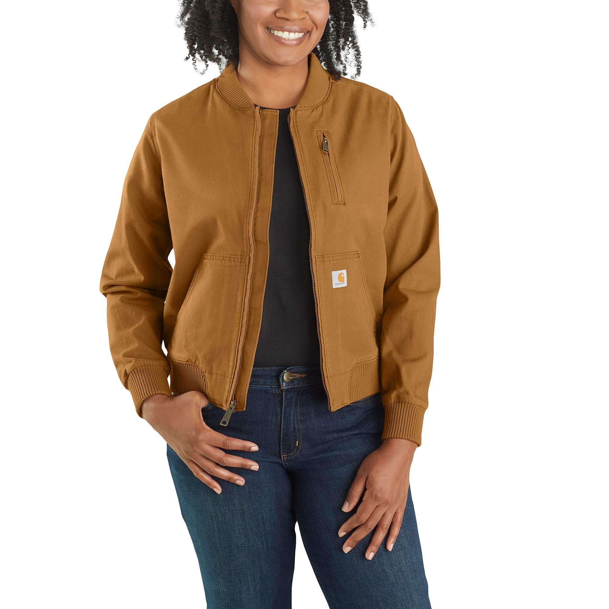 Women's Rugged Flex® Relaxed Fit Canvas Jacket - 1 Warm Rating