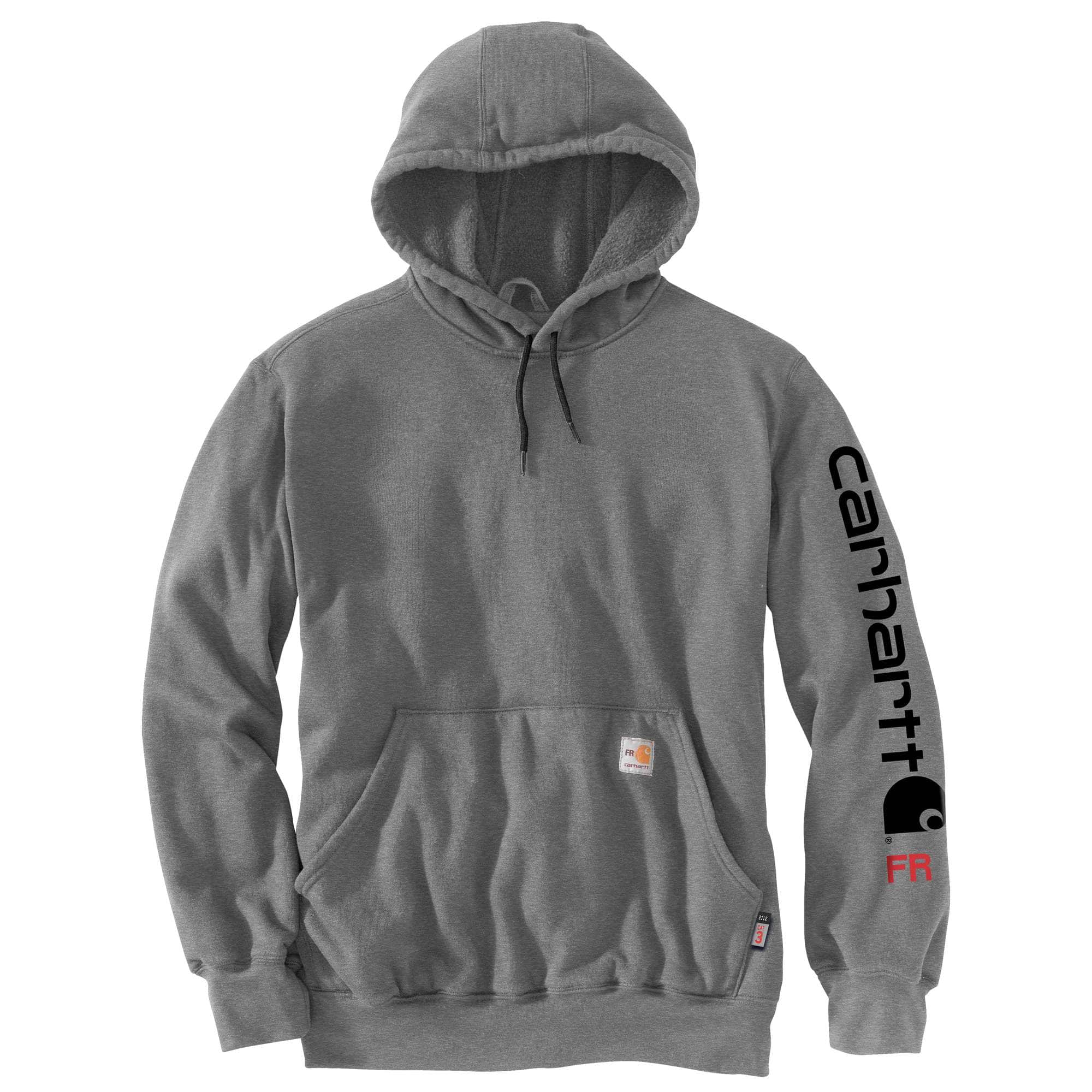 Flame-Resistant Carhartt Force® Loose Fit Midweight Hooded Logo Graphic Hoodie