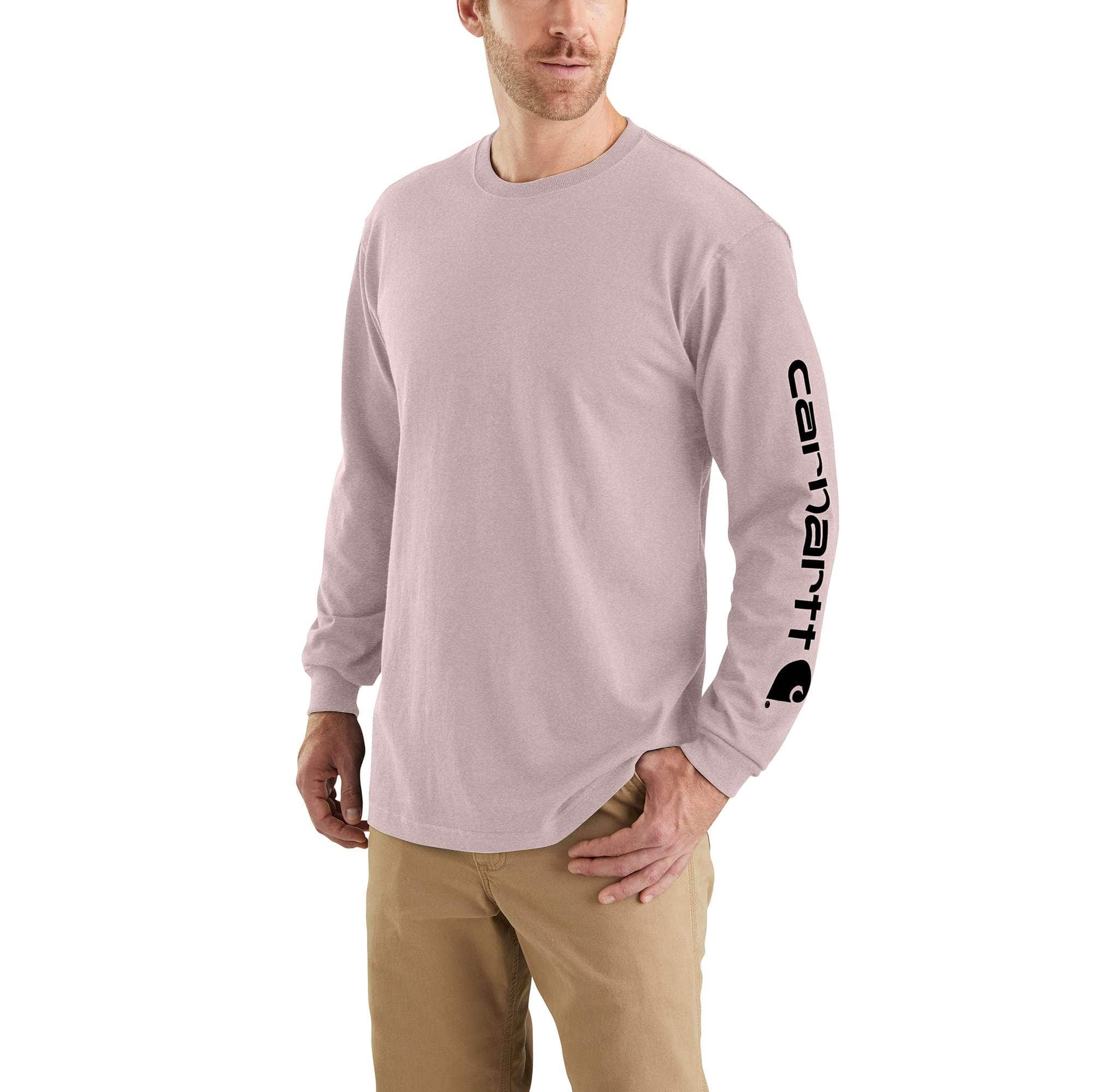 Loose Fit Heavyweight Long-Sleeve Logo Sleeve Graphic T-Shirt