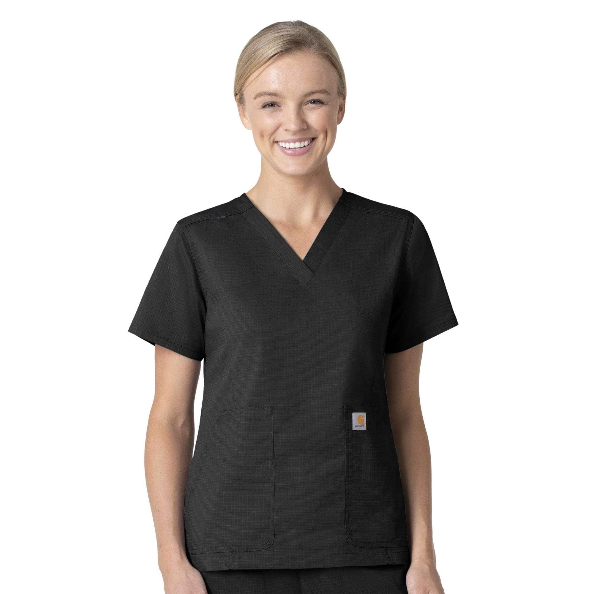 Women's Rugged Flex® Ripstop V-Neck Scrub Top