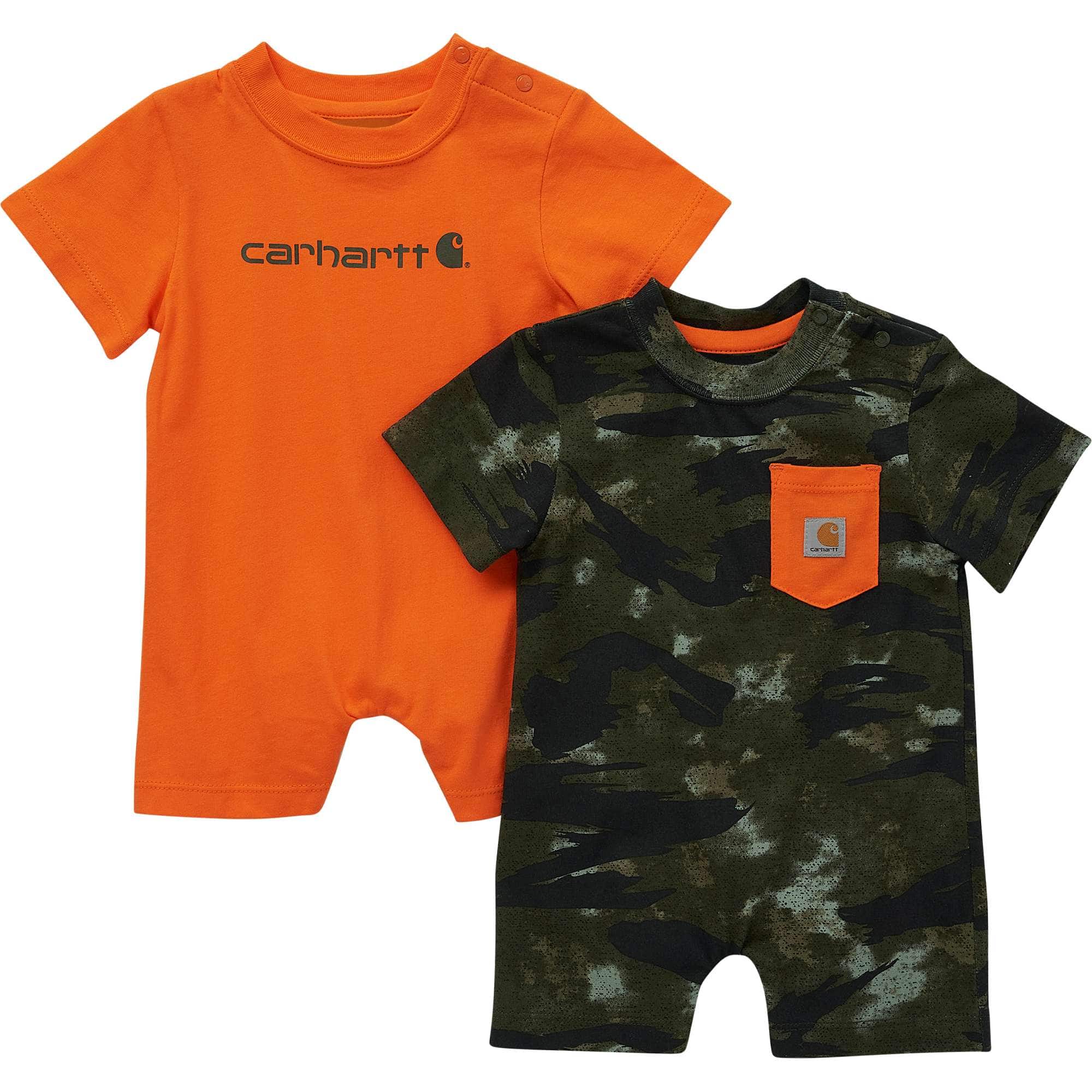 Boys' Short Sleeve Camo 2PC Romper Set