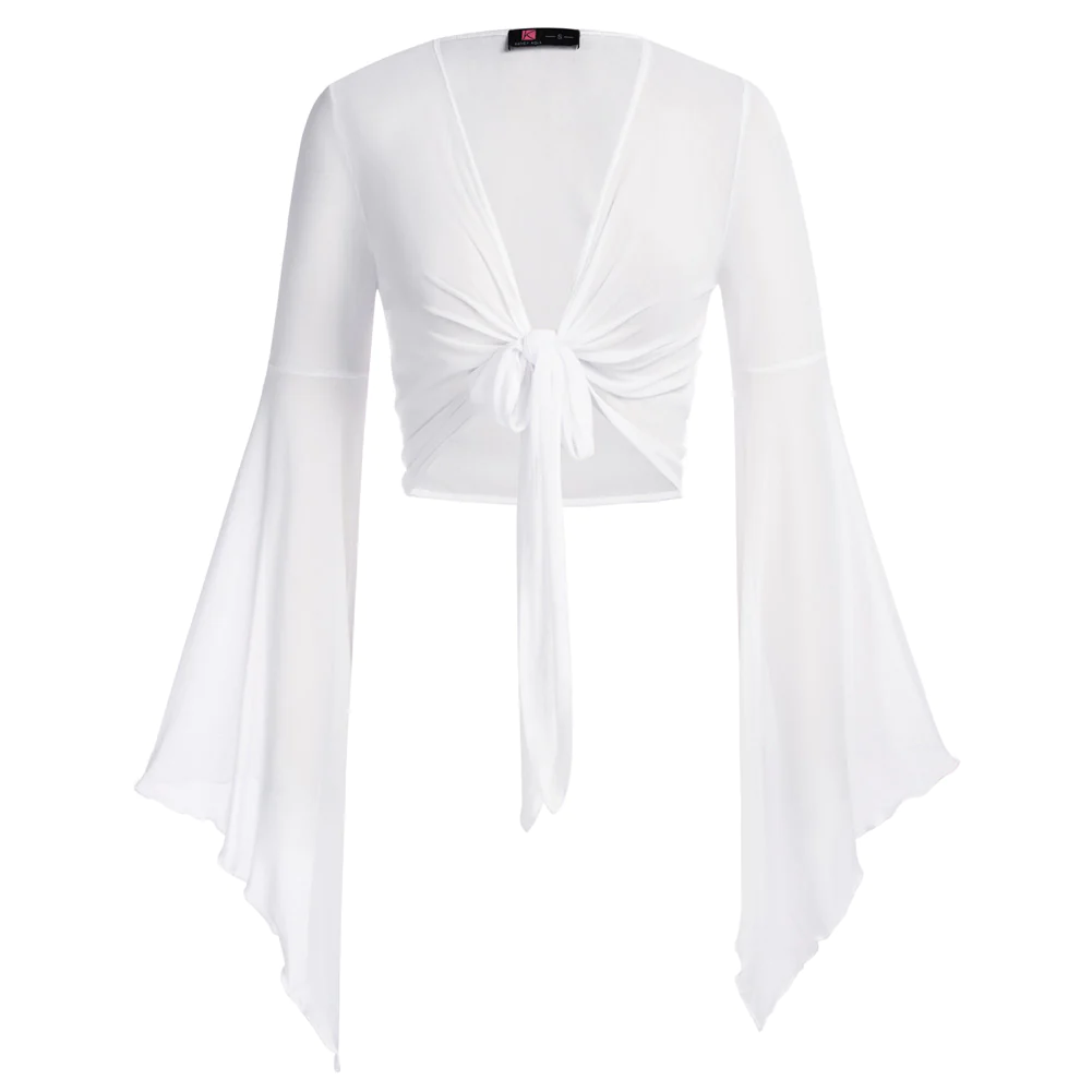 Gothic Tie-Hem Top