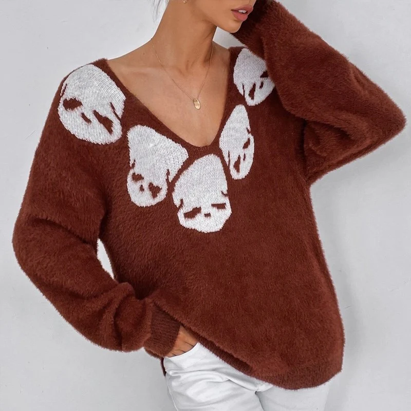 Women's Skull Sweater