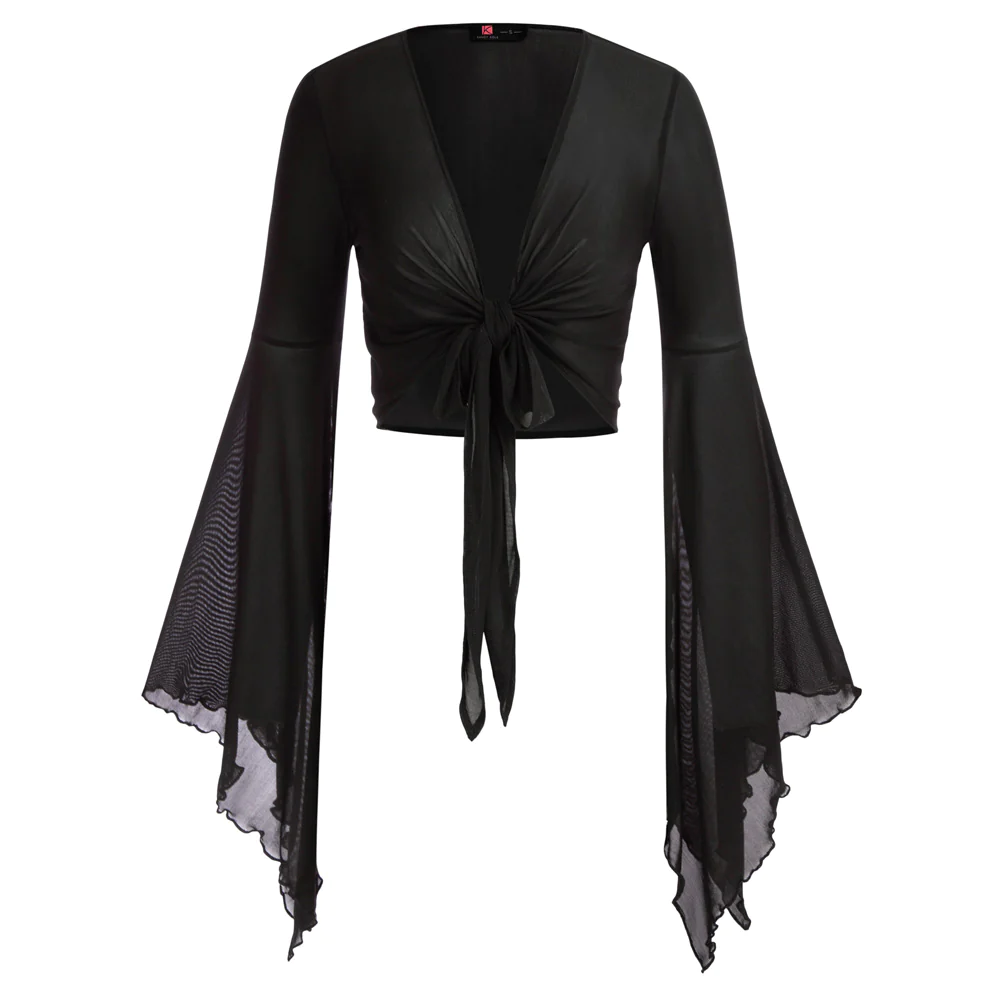 Gothic Tie-Hem Top