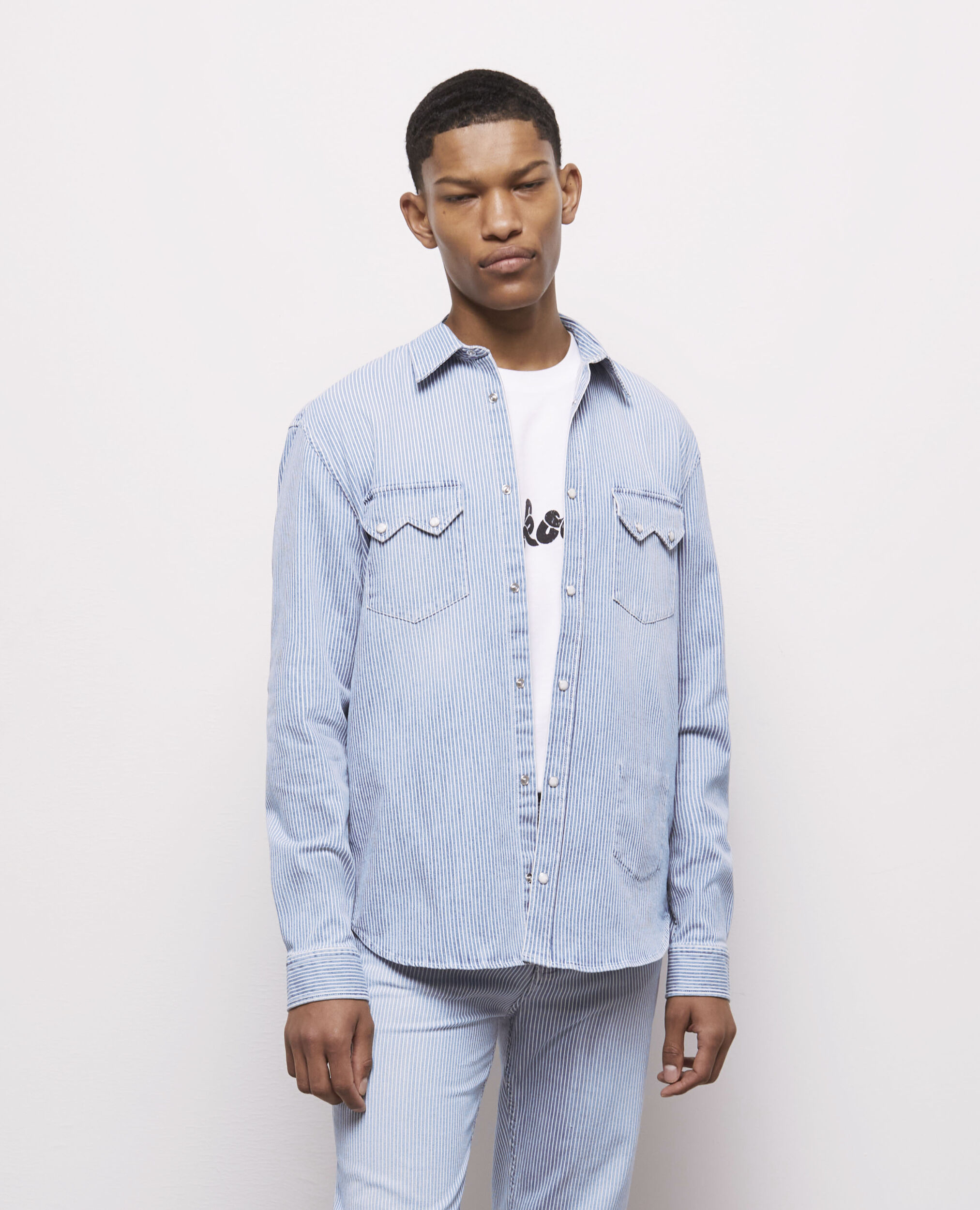 Striped shirt BLUE DENIM
