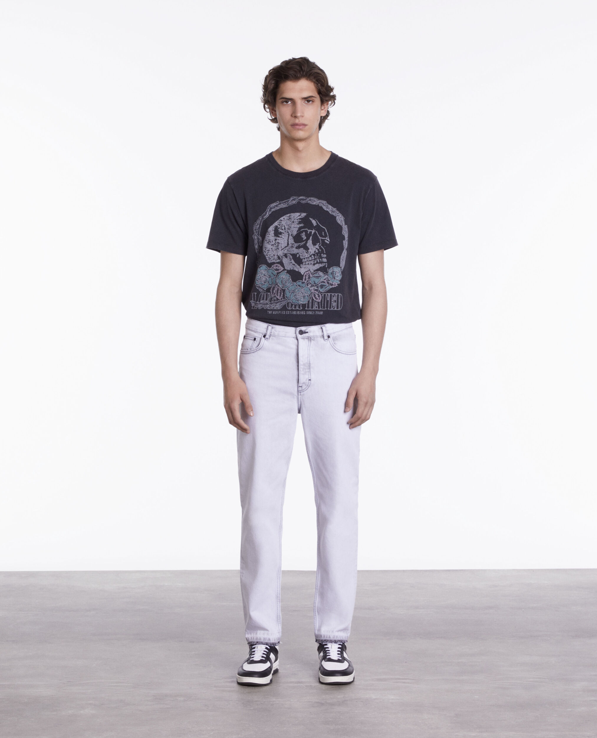 Straight bleached white jeans WHITE BLEACH
