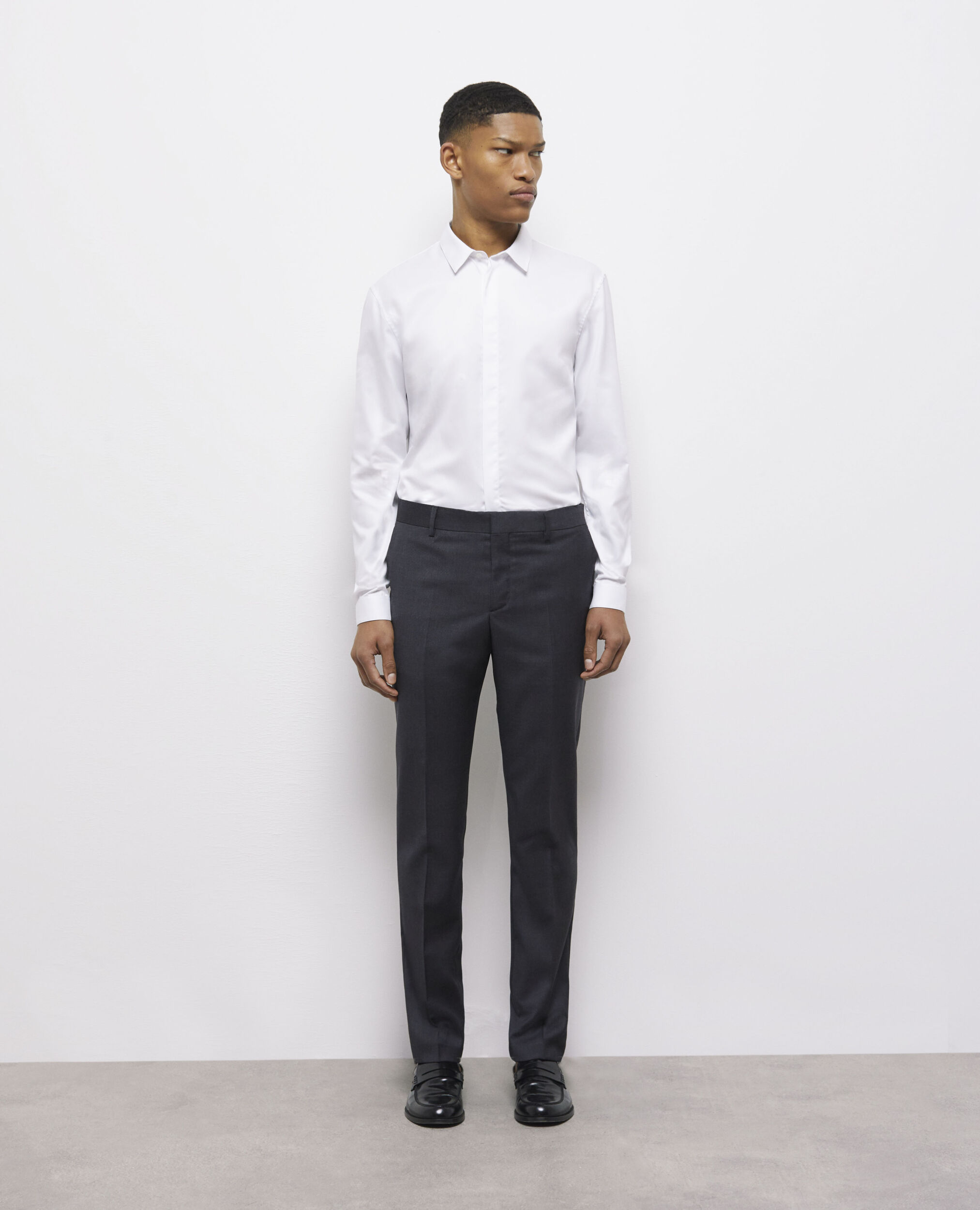 Gray wool suit pants GREY