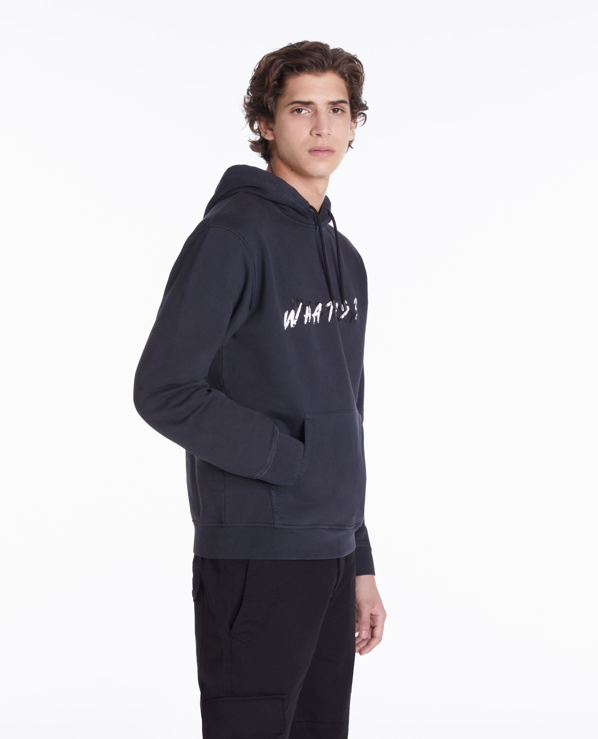 Black What is hoodie BLACK WASHED