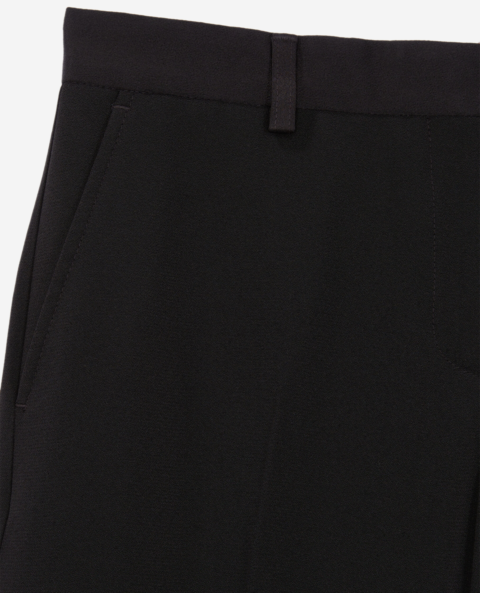 Black crepe suit trousers BLACK