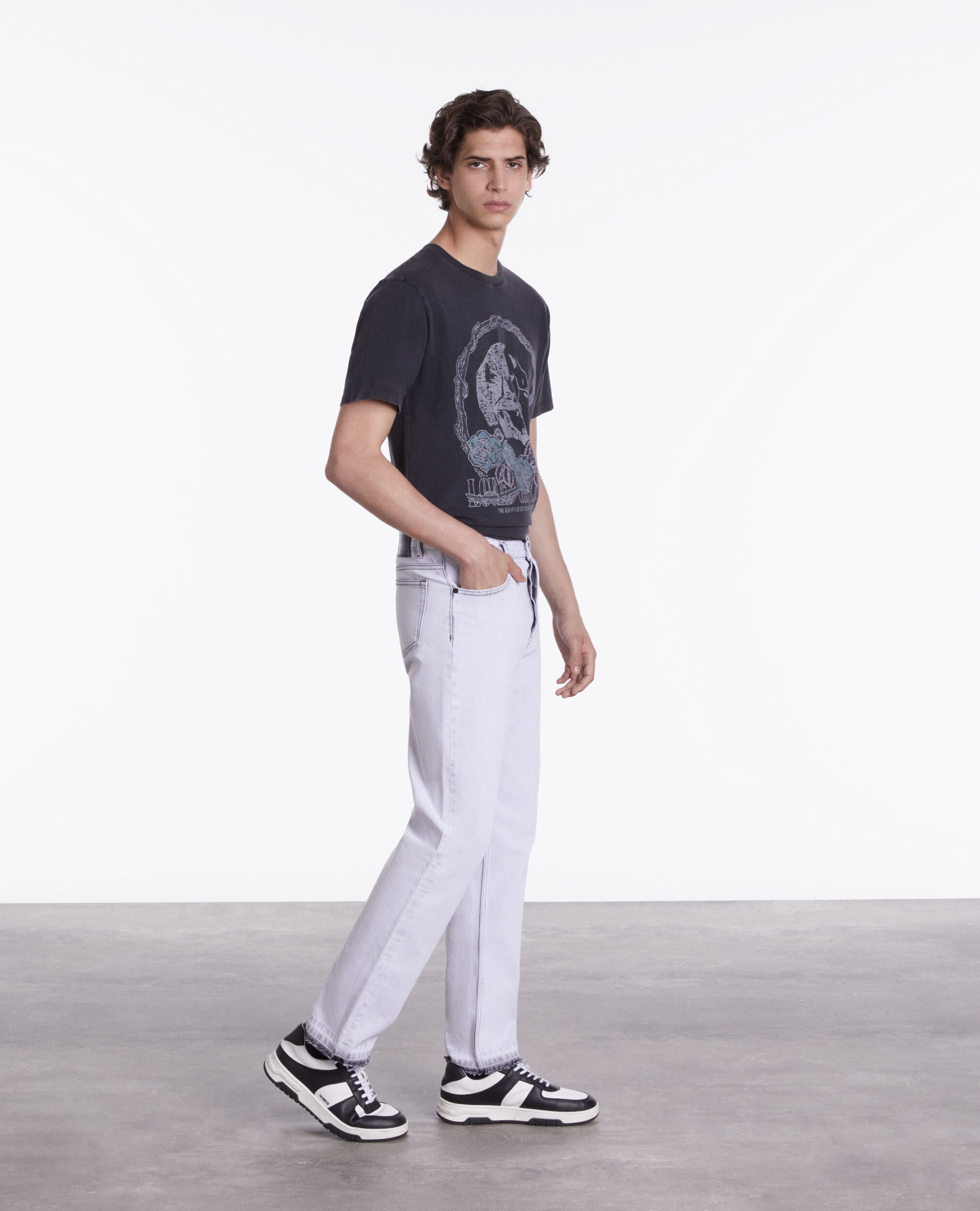 Straight bleached white jeans WHITE BLEACH