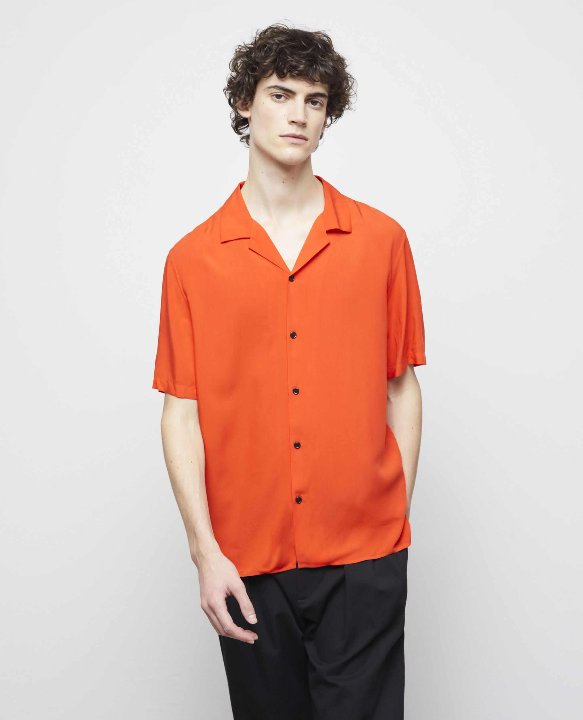 Casual orange shirt ORANGE
