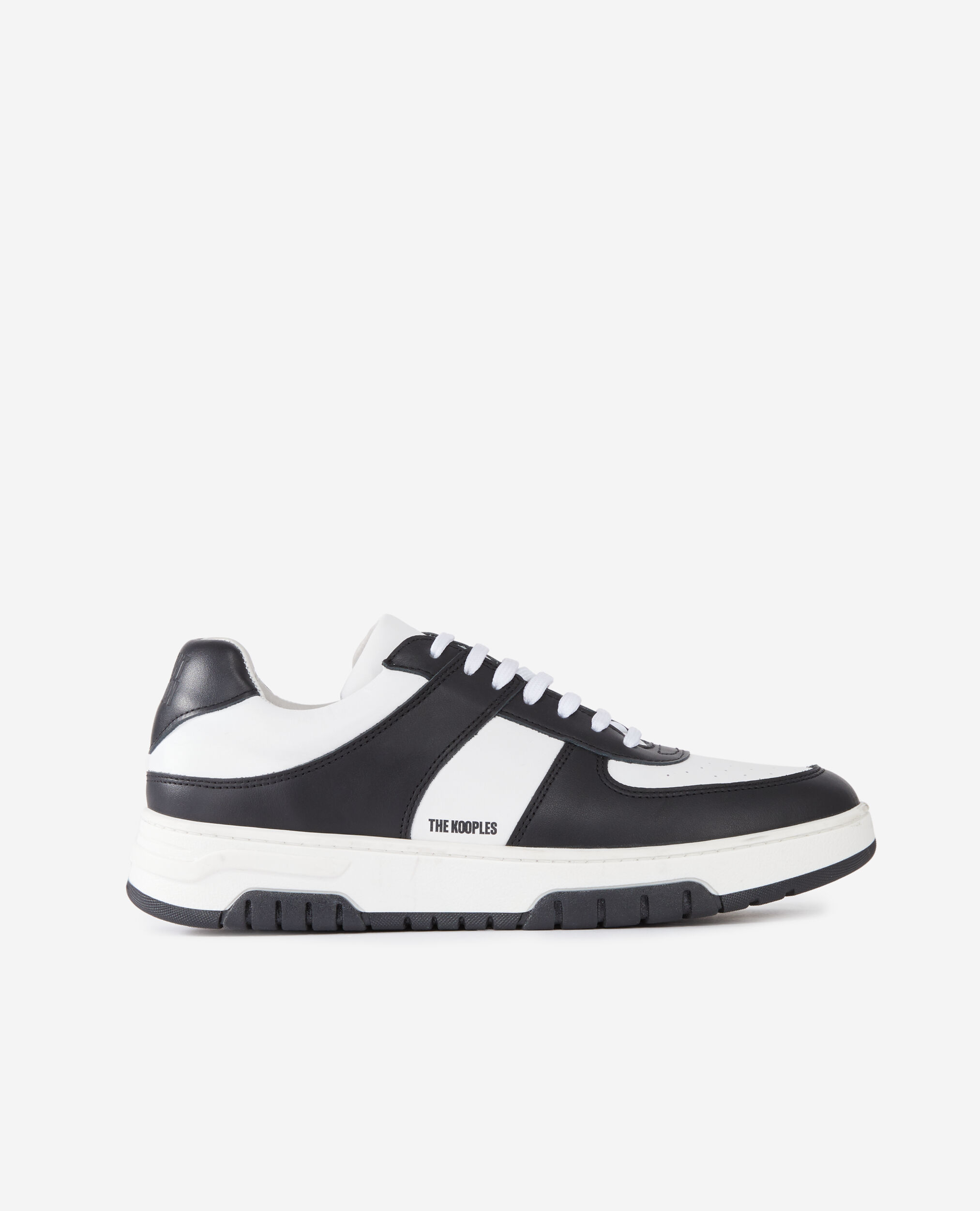 Black and white sneakers BLACK