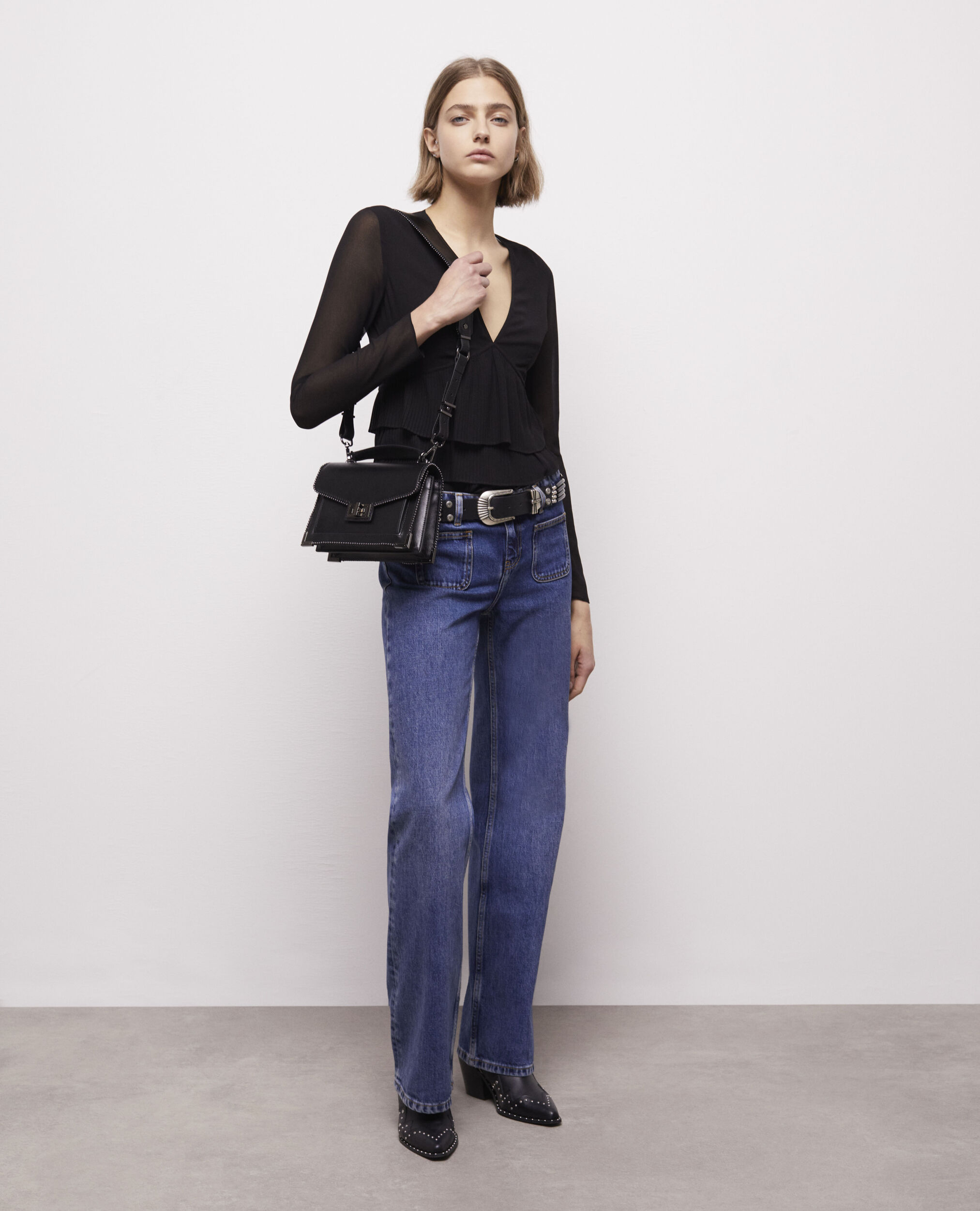 Black blouse BLACK