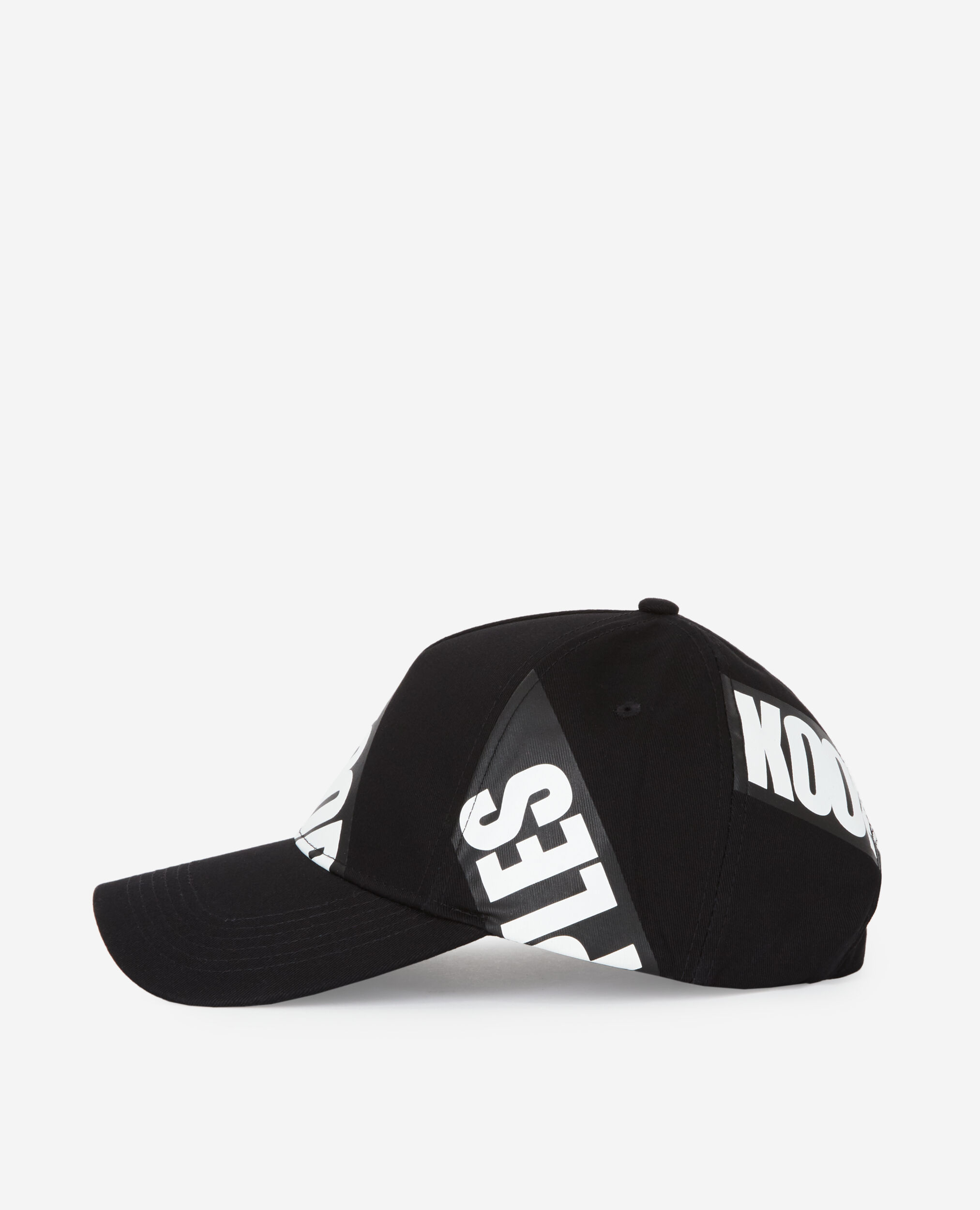 Black cap with Tape logo BLACK