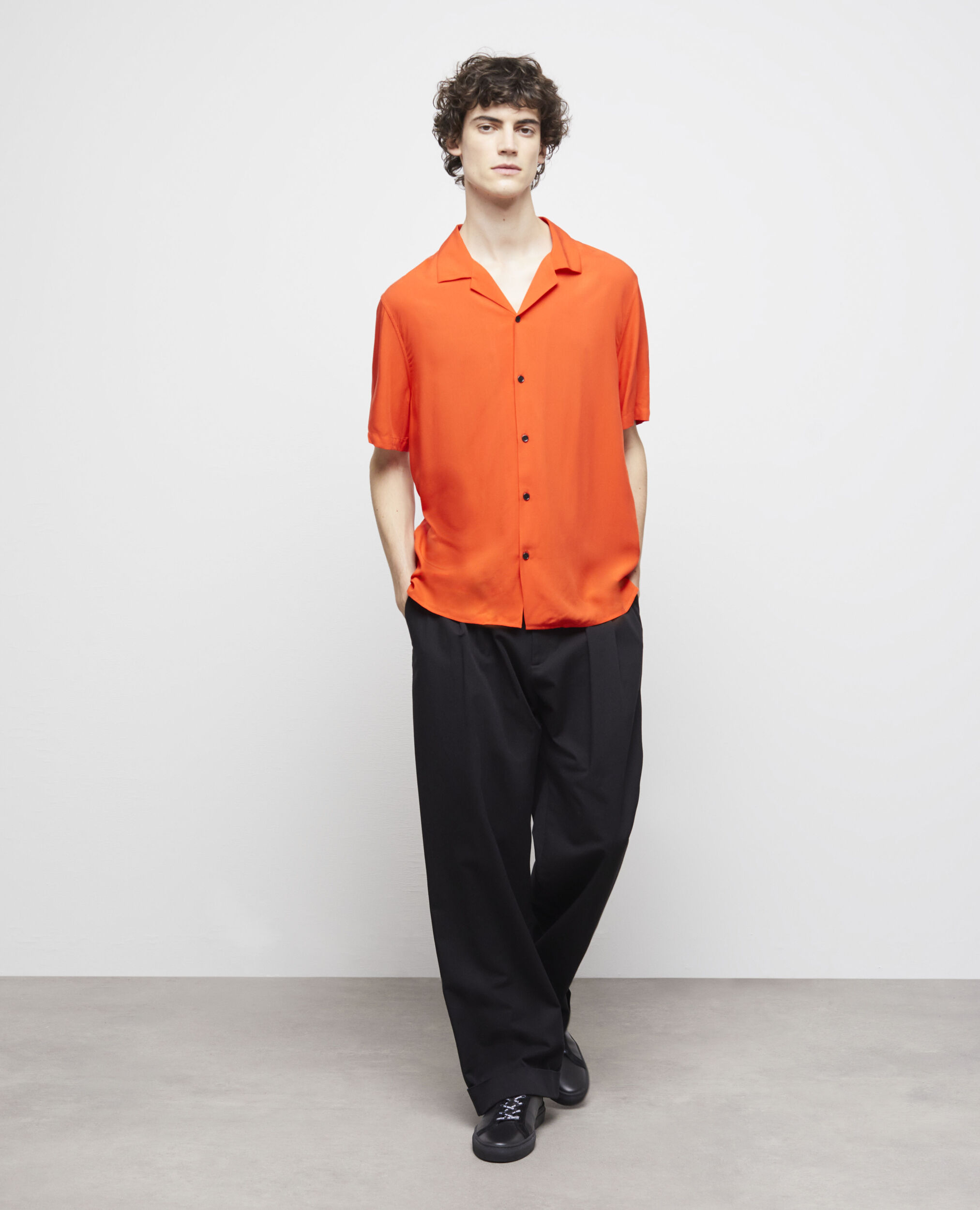 Casual orange shirt ORANGE
