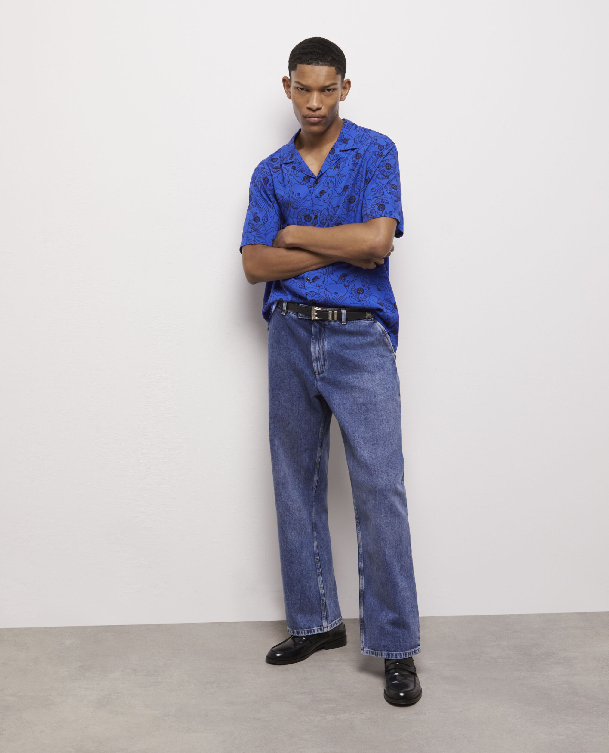 Printed shirt BLUE