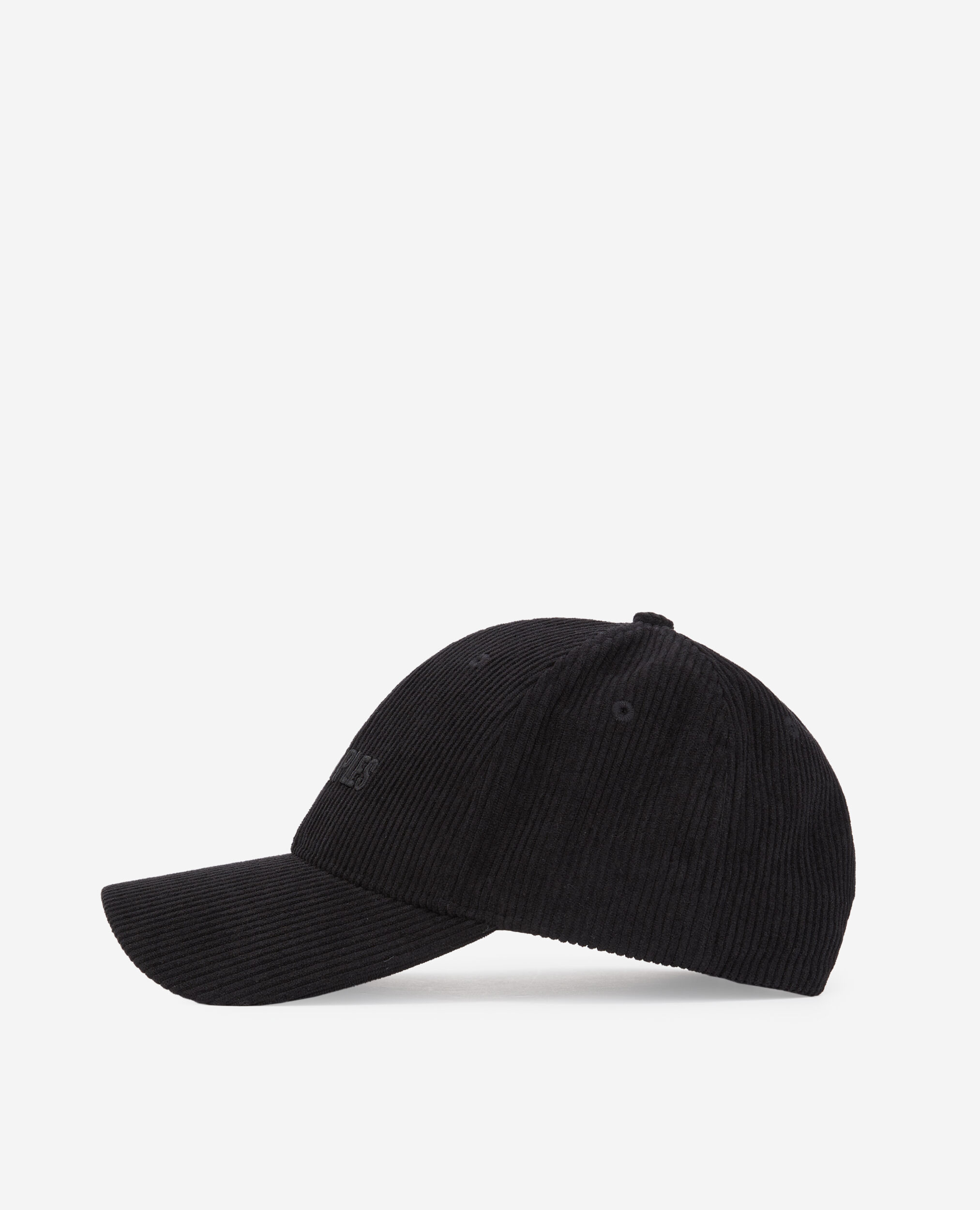 Black corduroy cap BLACK