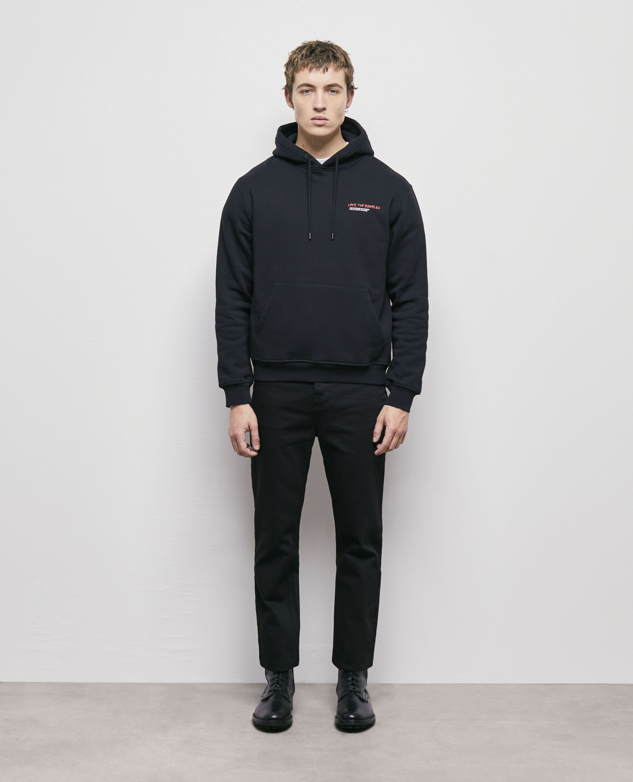 I Love Kooples black sweatshirt BLACK