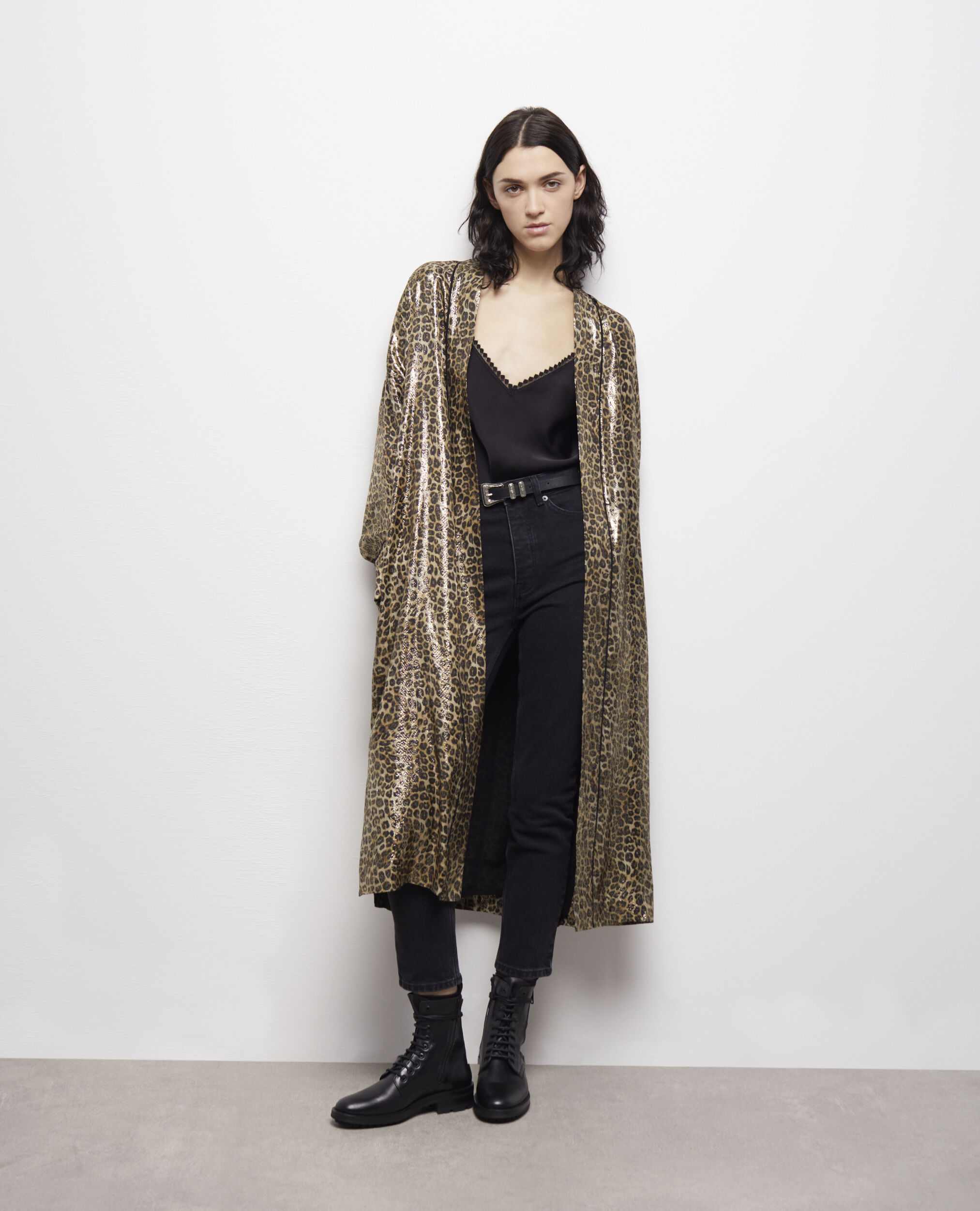 Leopard-print kimono LEOPARD