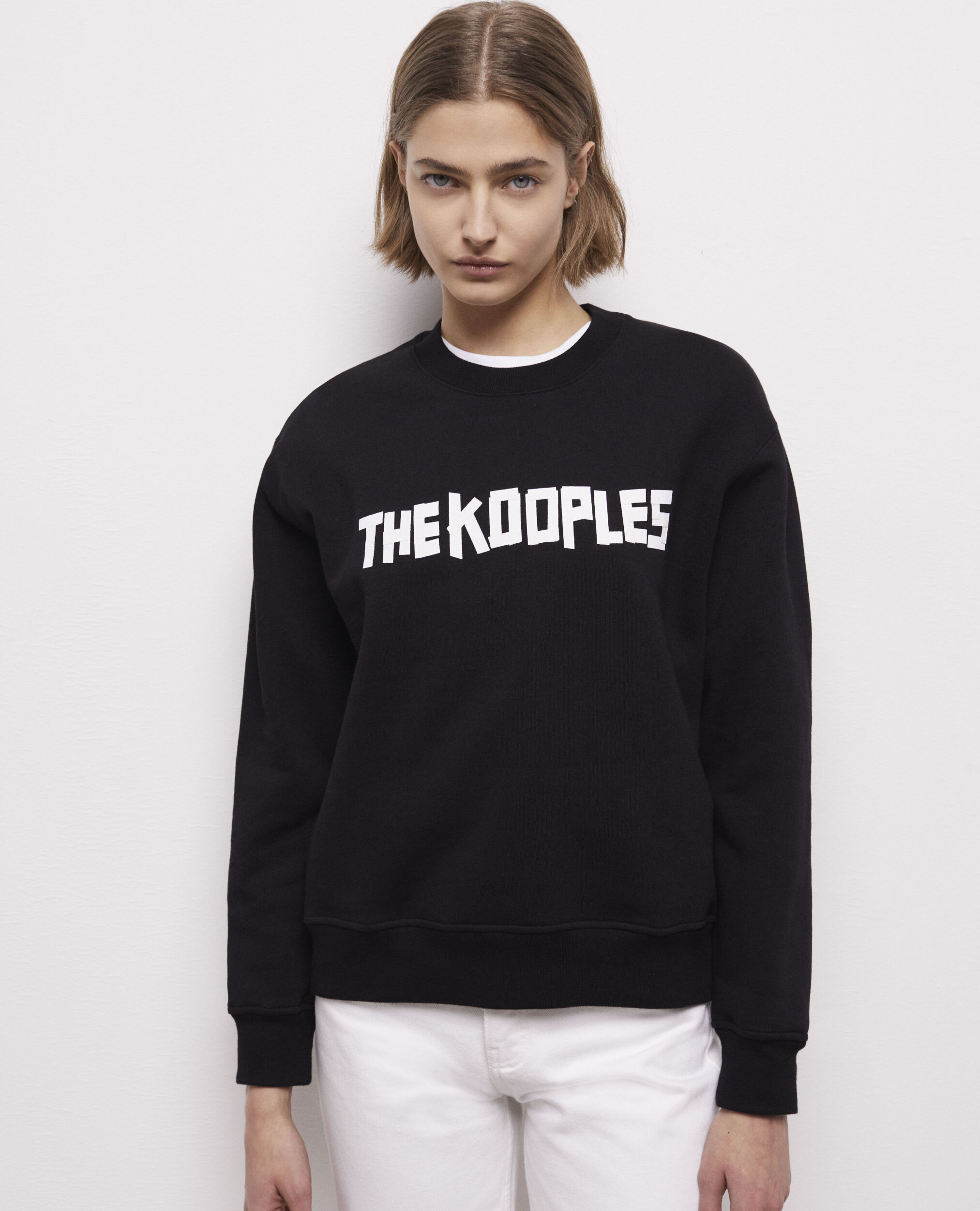 The Kooples black logo sweatshirt BLACK