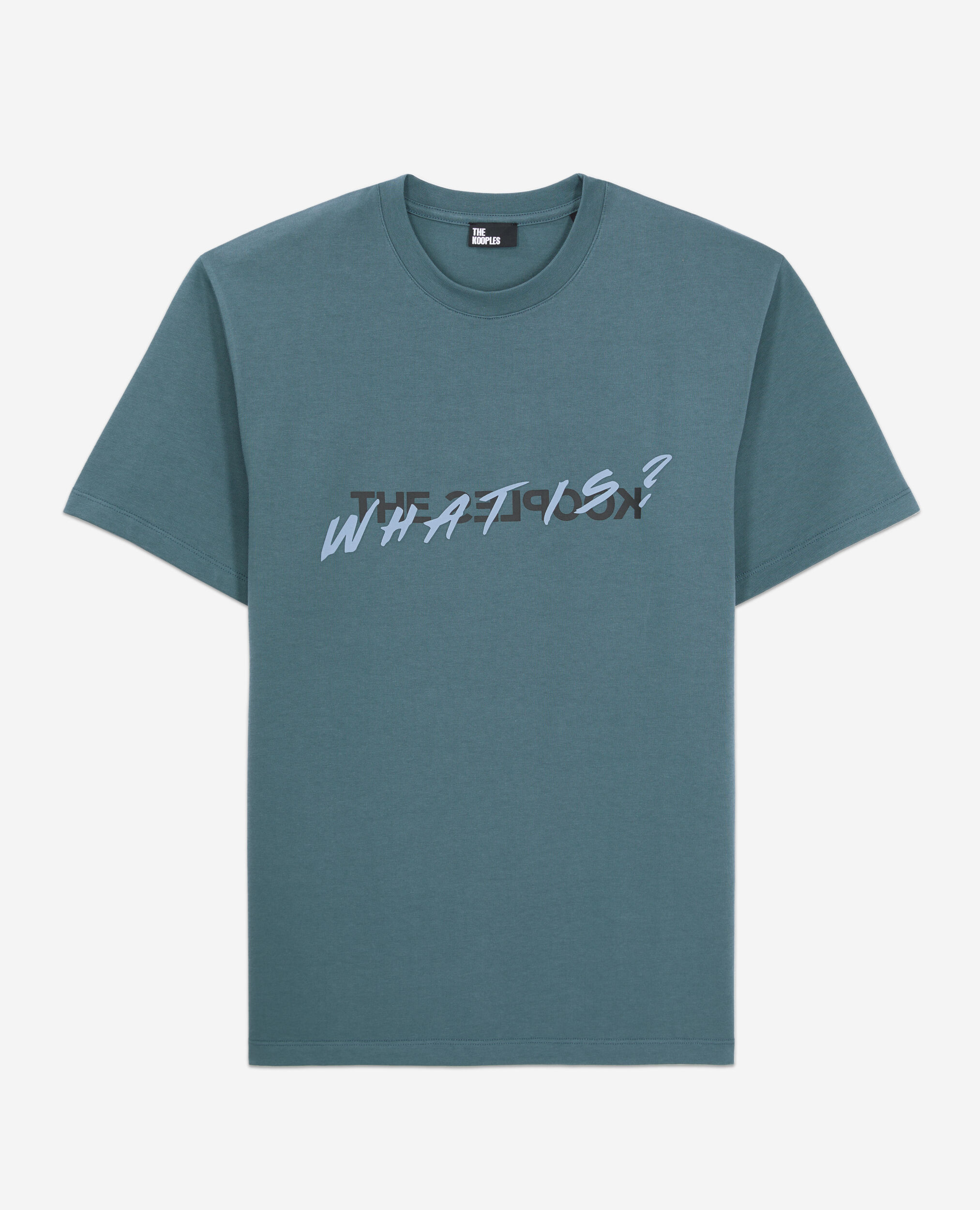 Men's deep blue what is t-shirt BLUE PETROL