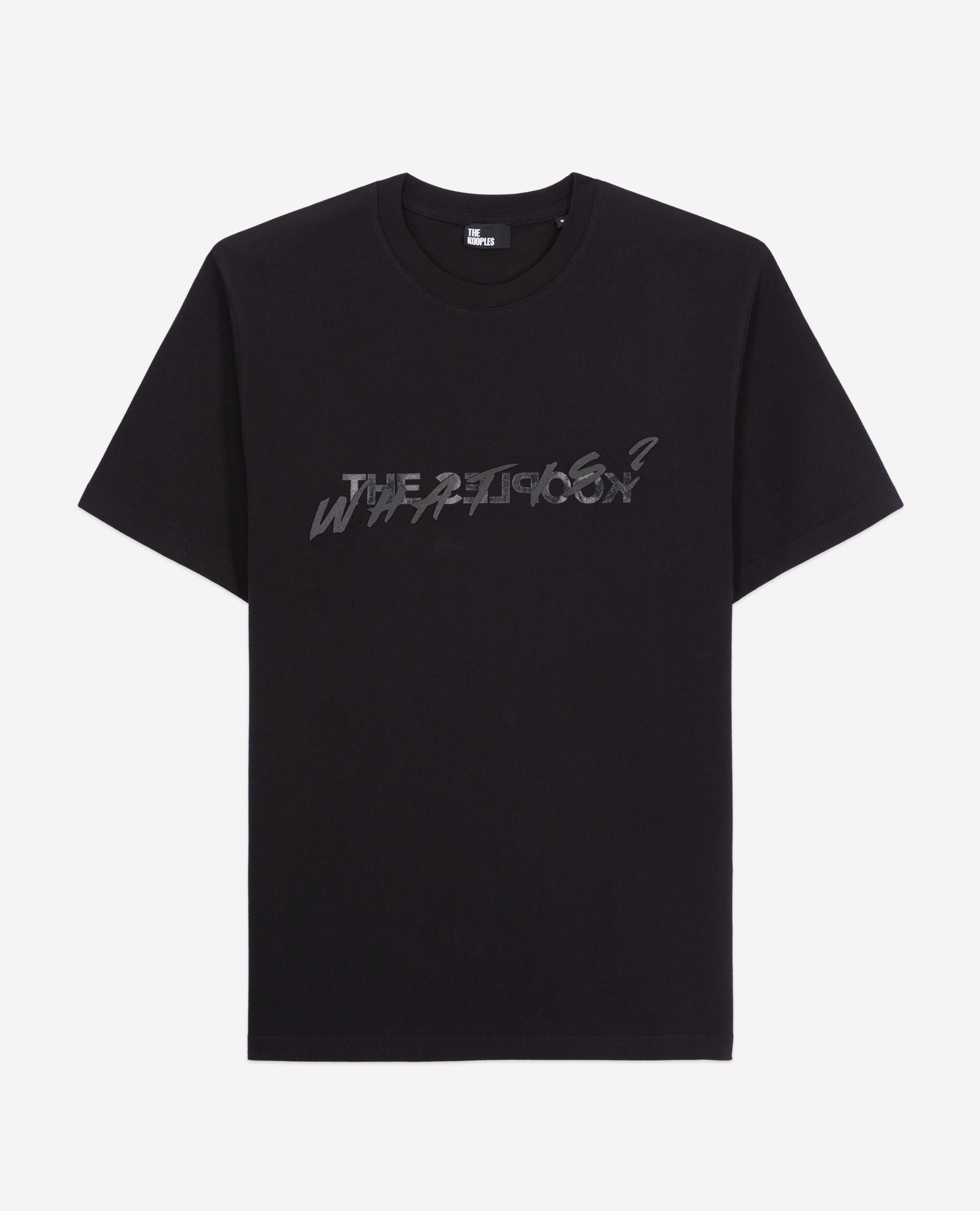 Men's black what is t-shirt BLACK