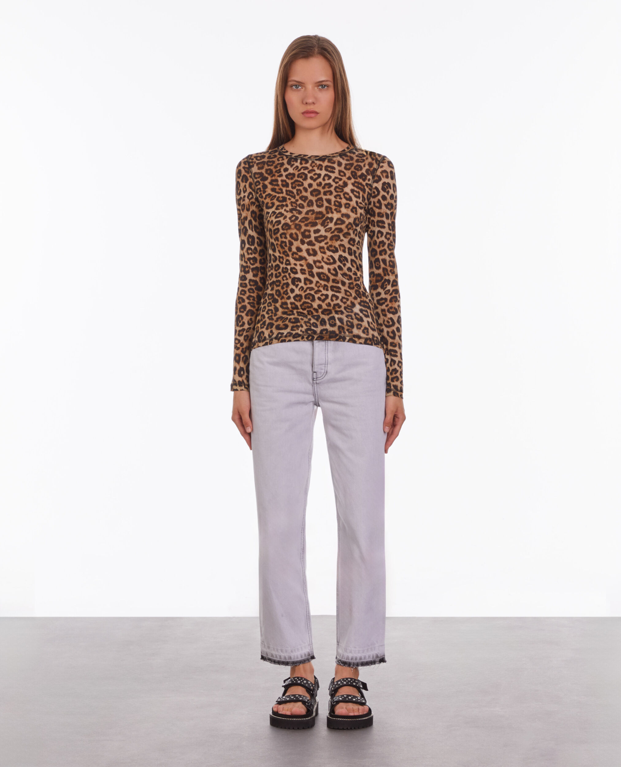 Women's printed t-shirt LEOPARD