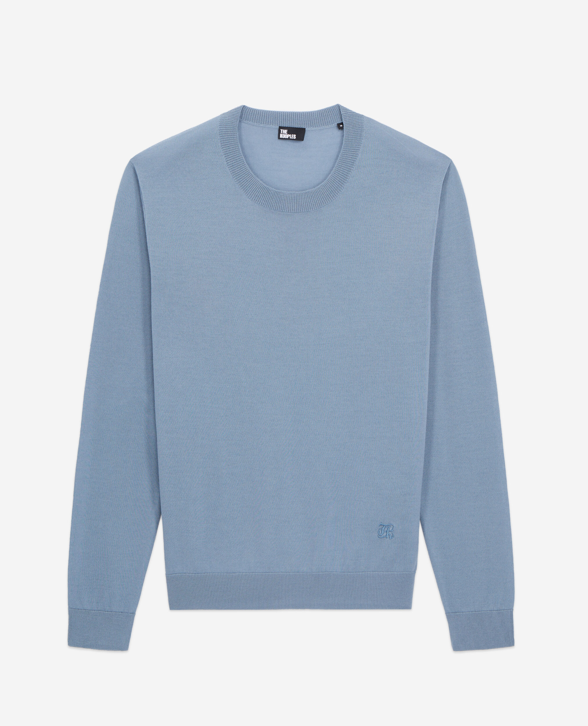 Blue wool sweater BLUE GREY