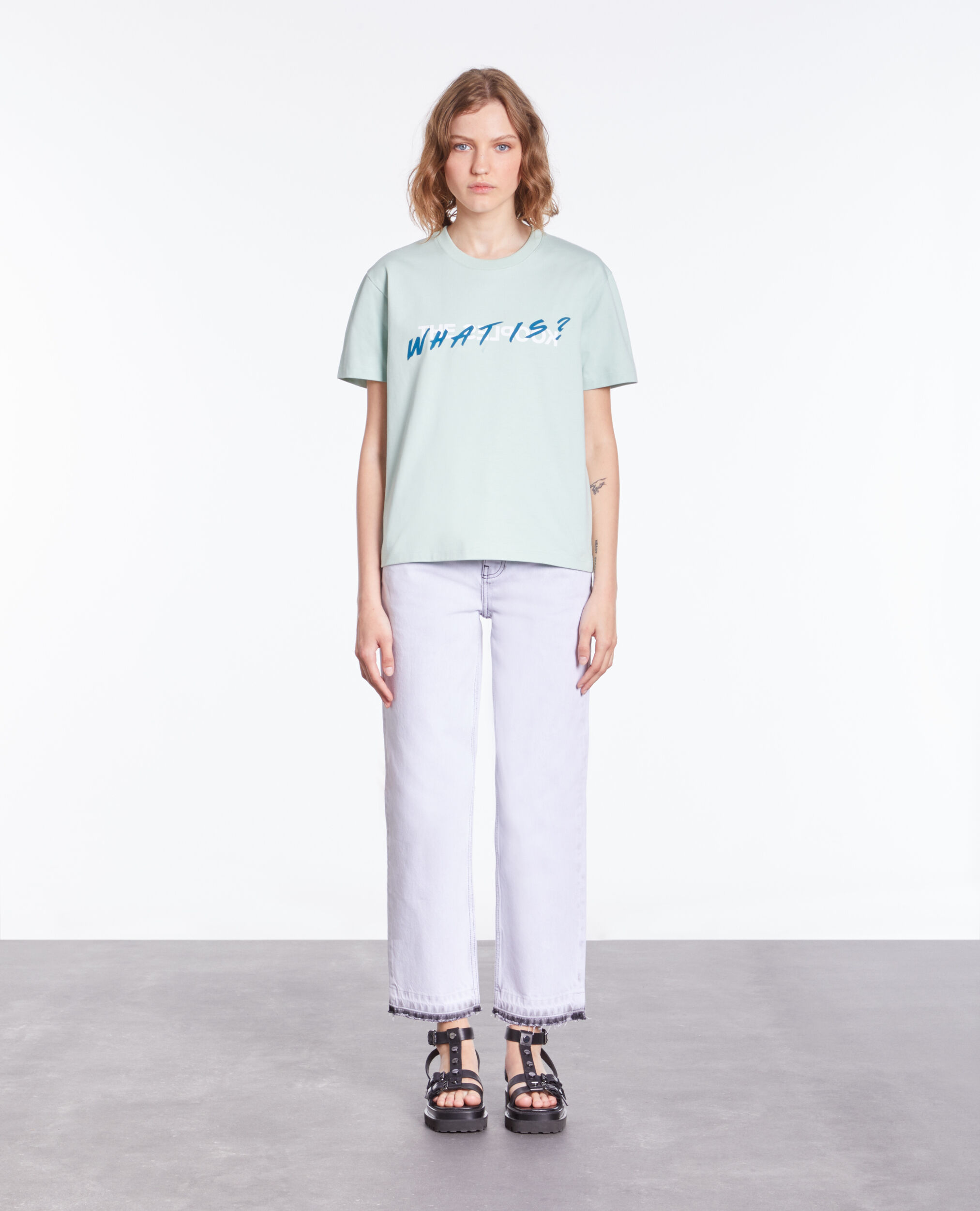 Women's light green what is t-shirt OCEAN