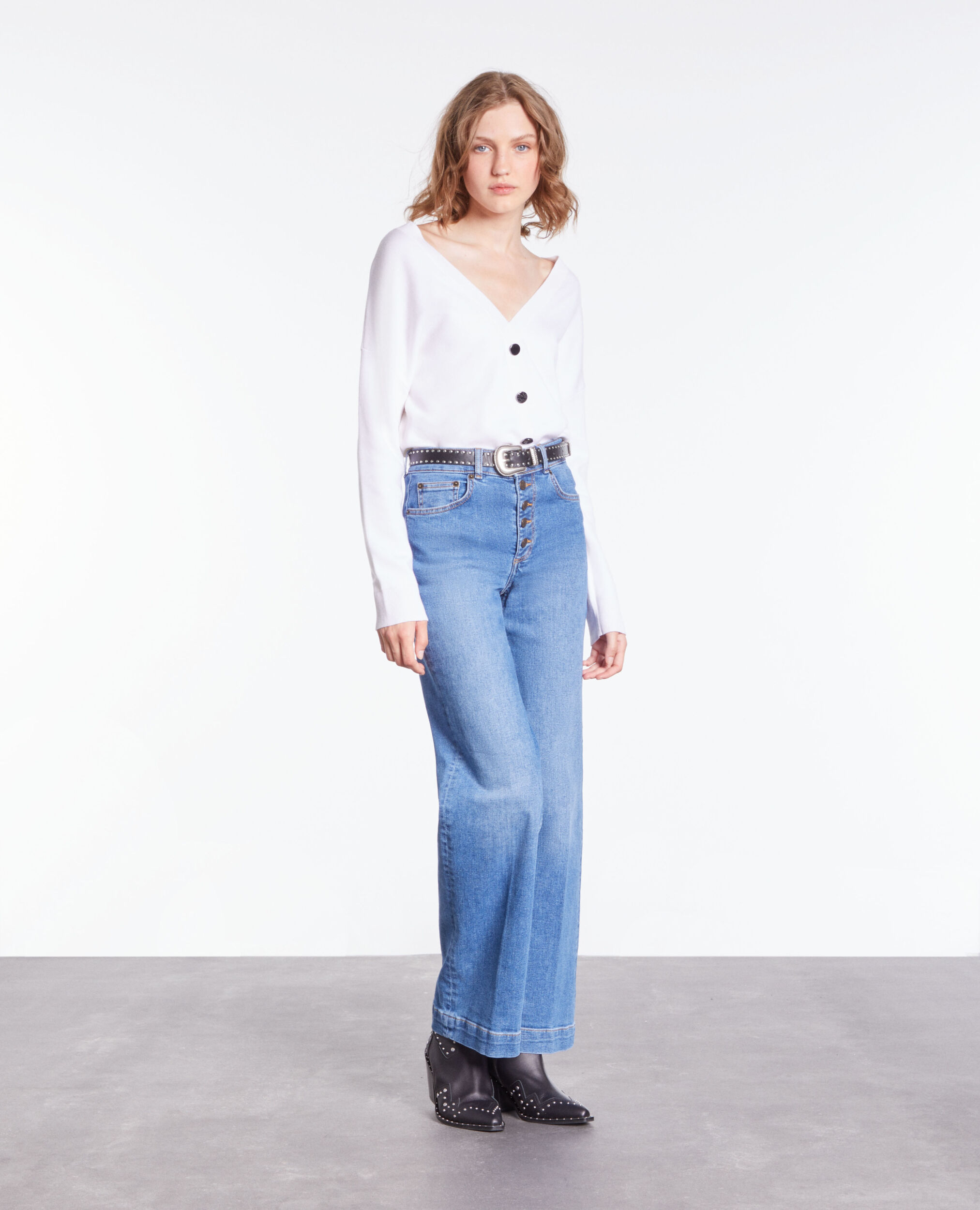 Wide blue jeans BLUE DENIM