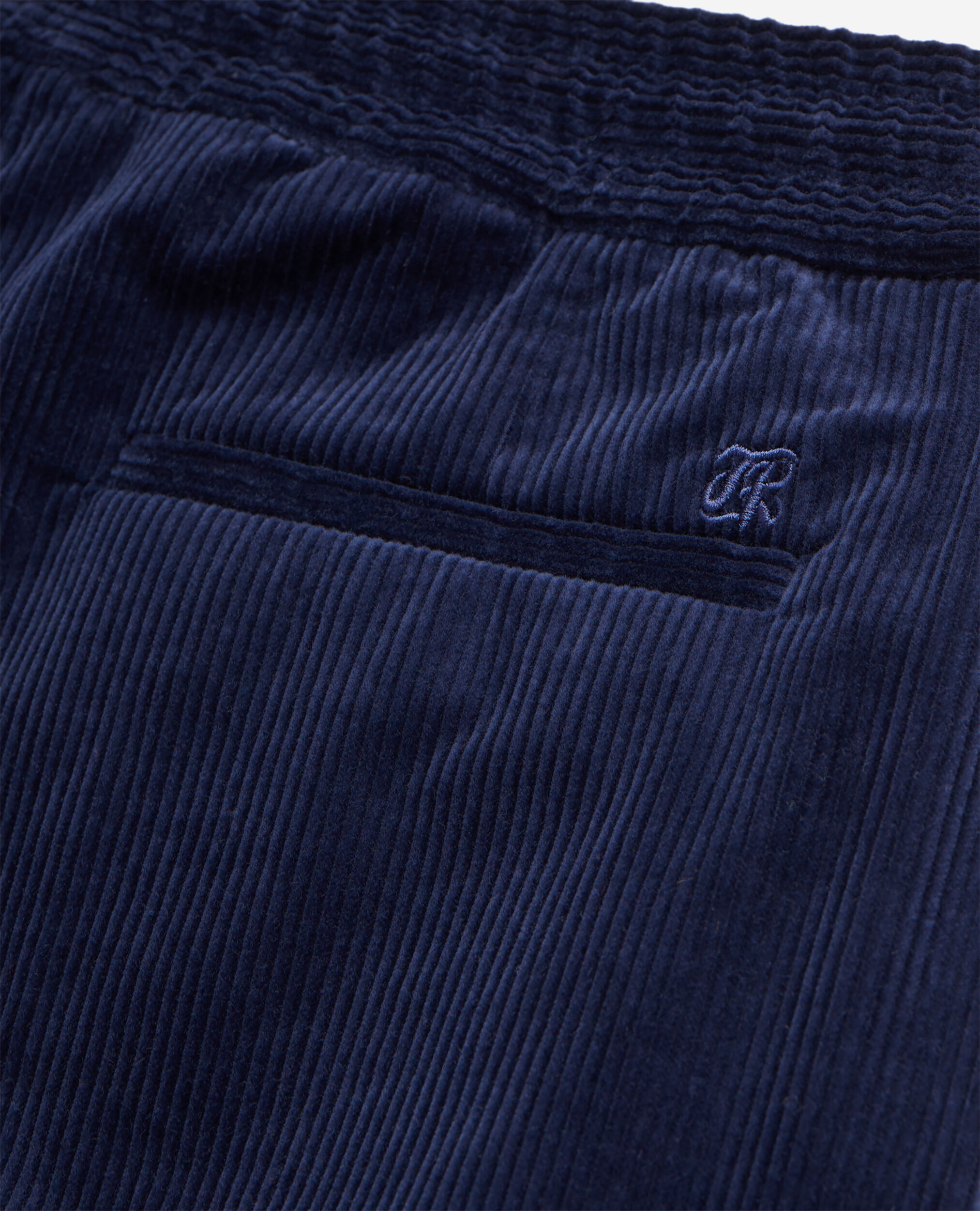 Navy blue corduroy trousers NAVY