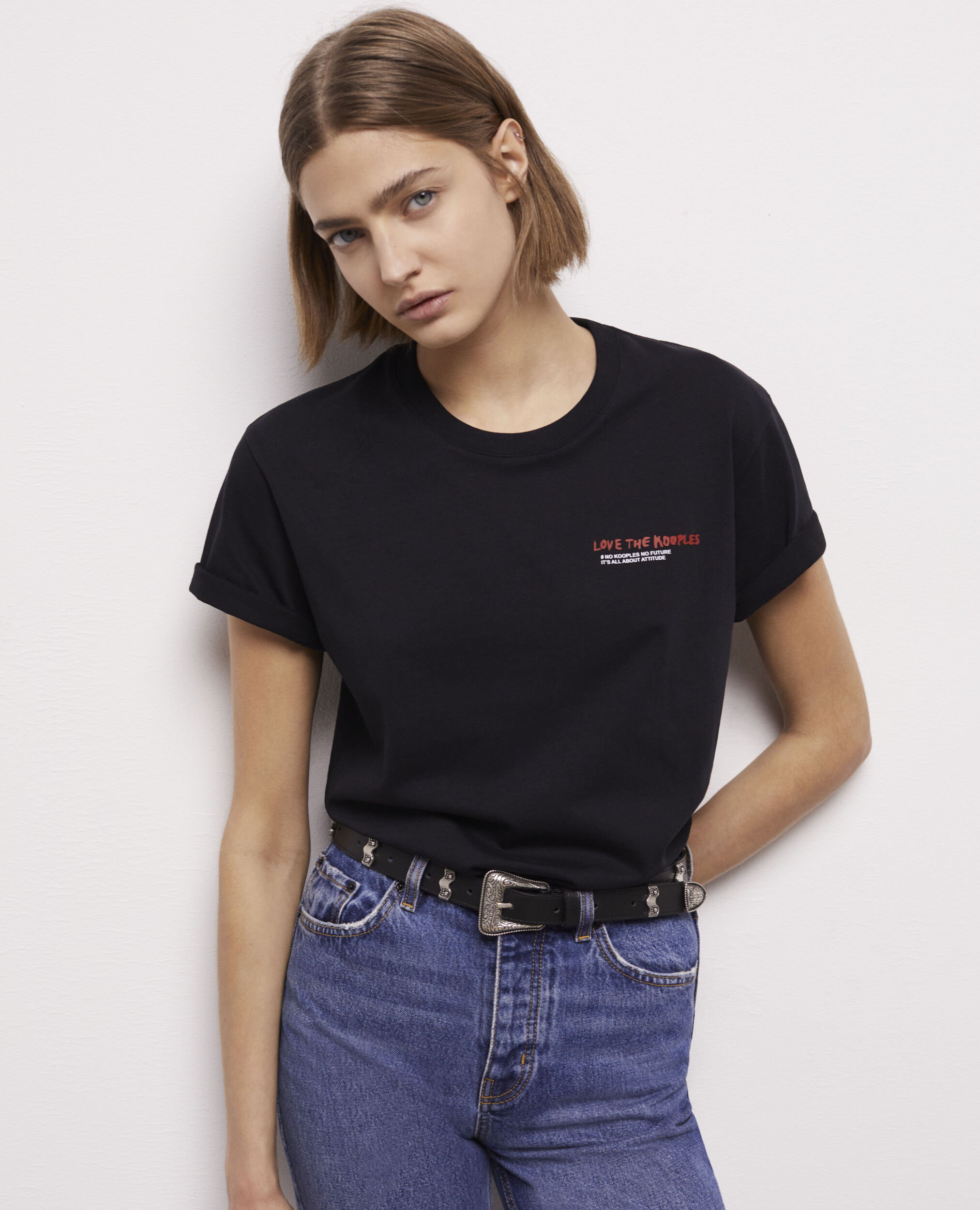Women's i love kooples black t-shirt BLACK