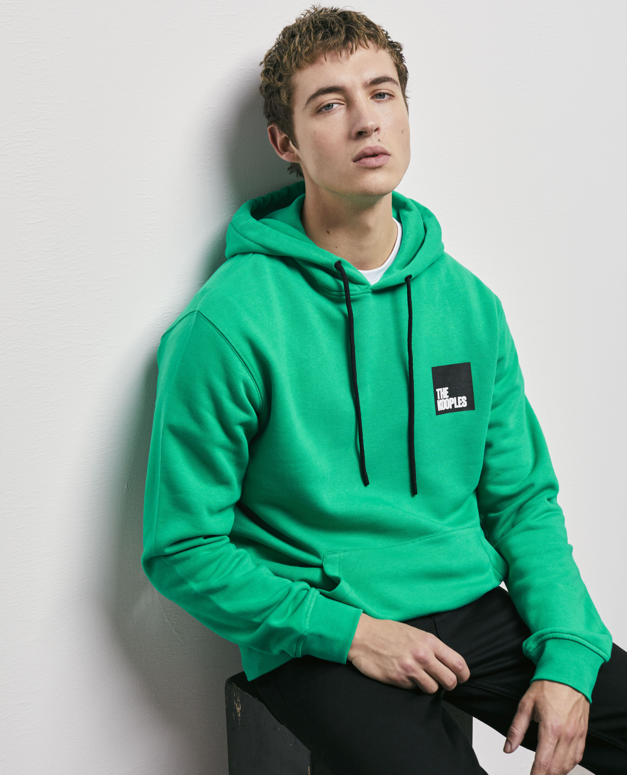 Green logo sweatshirt GREEN