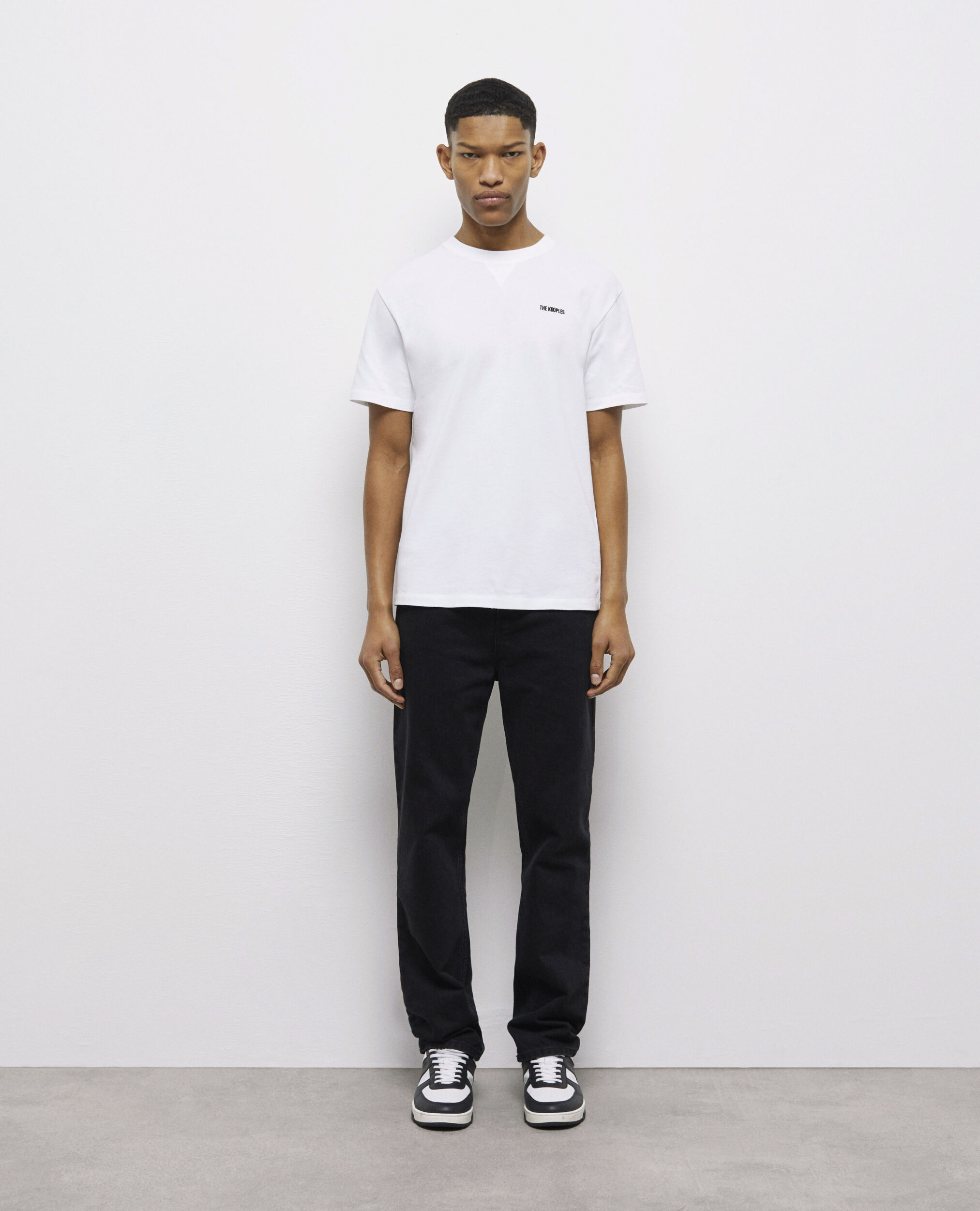 Men's the kooples white logo t-shirt WHITE