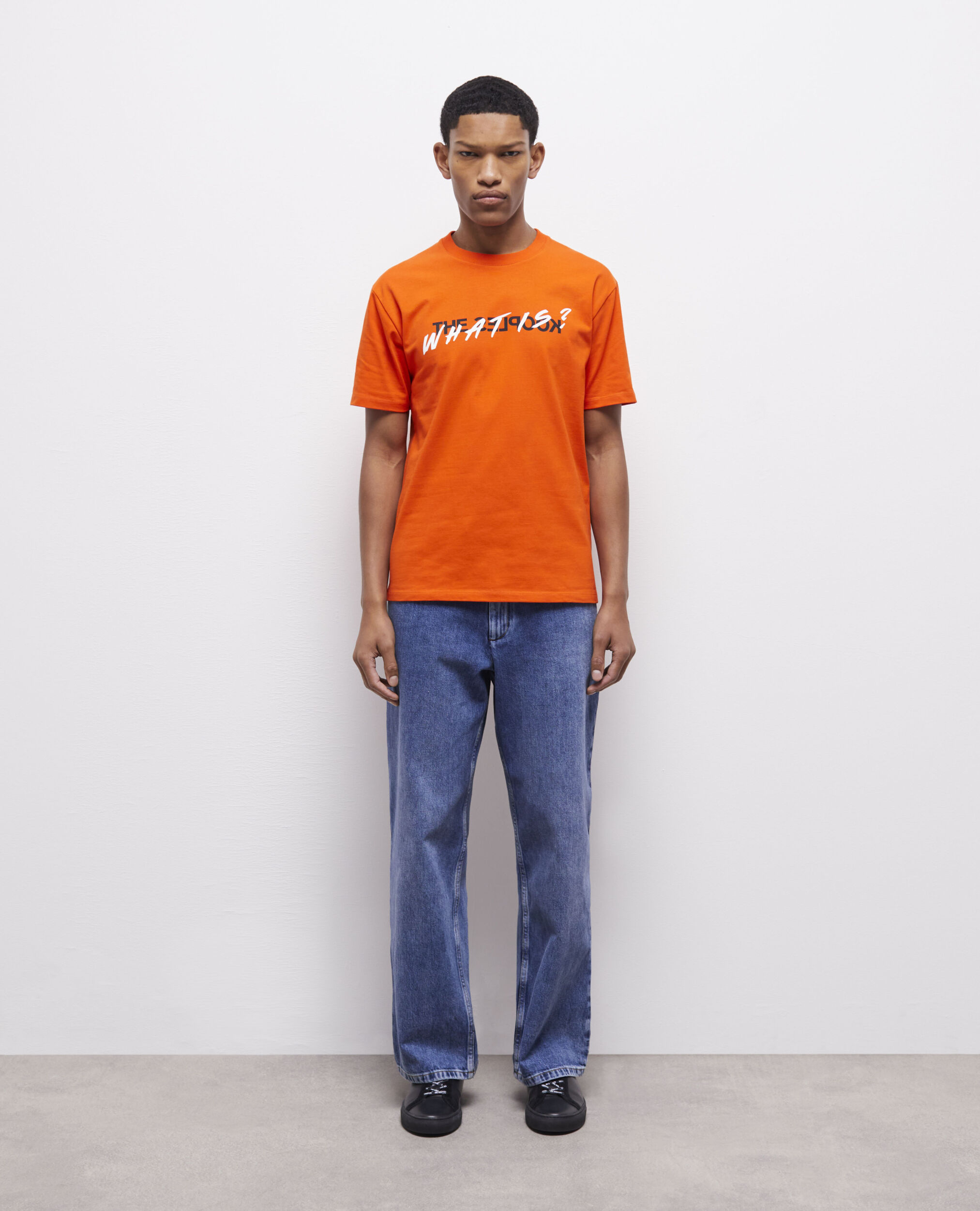 Men's orange what is t-shirt PUMPKIN