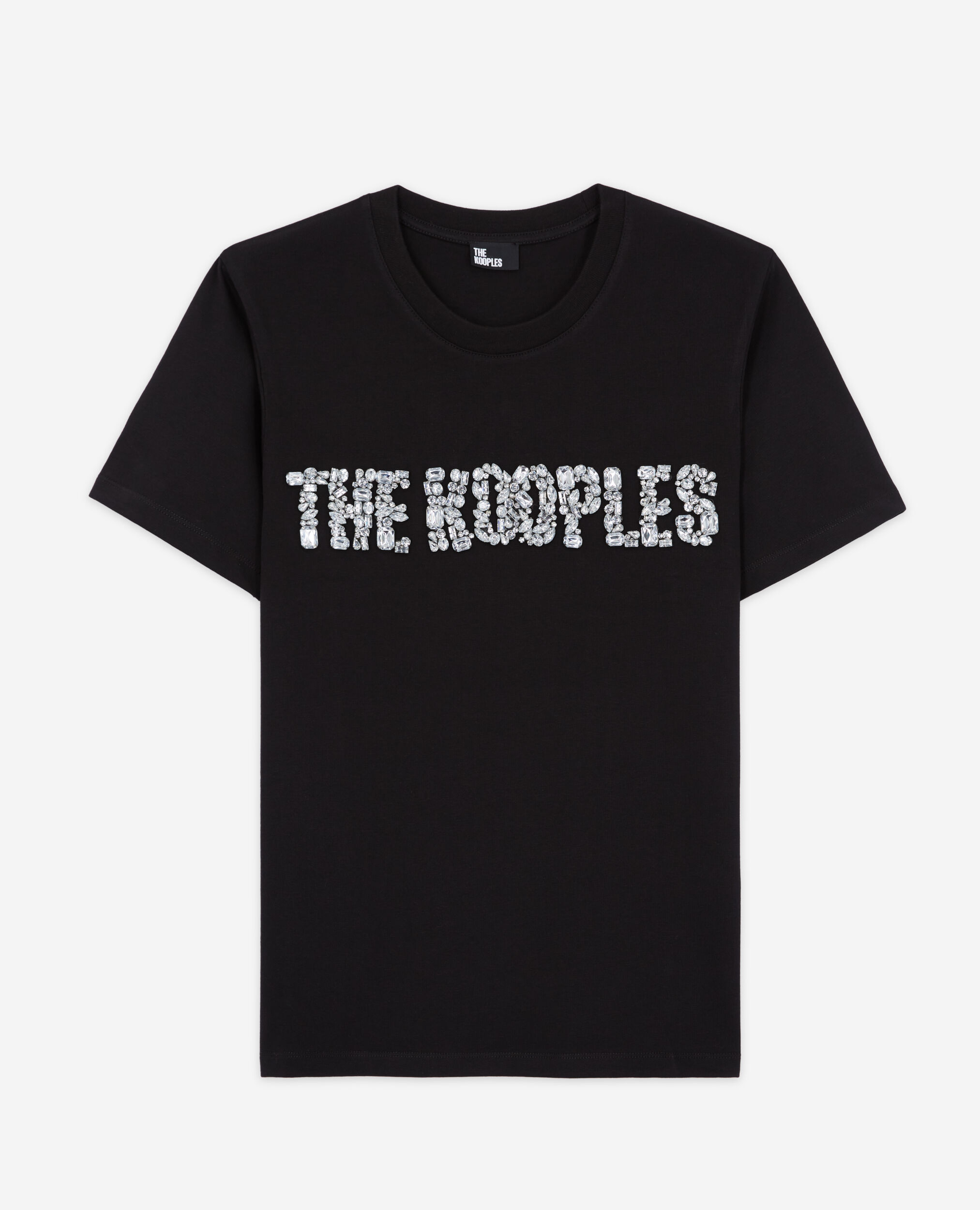 Women's the kooples logo t-shirt BLACK