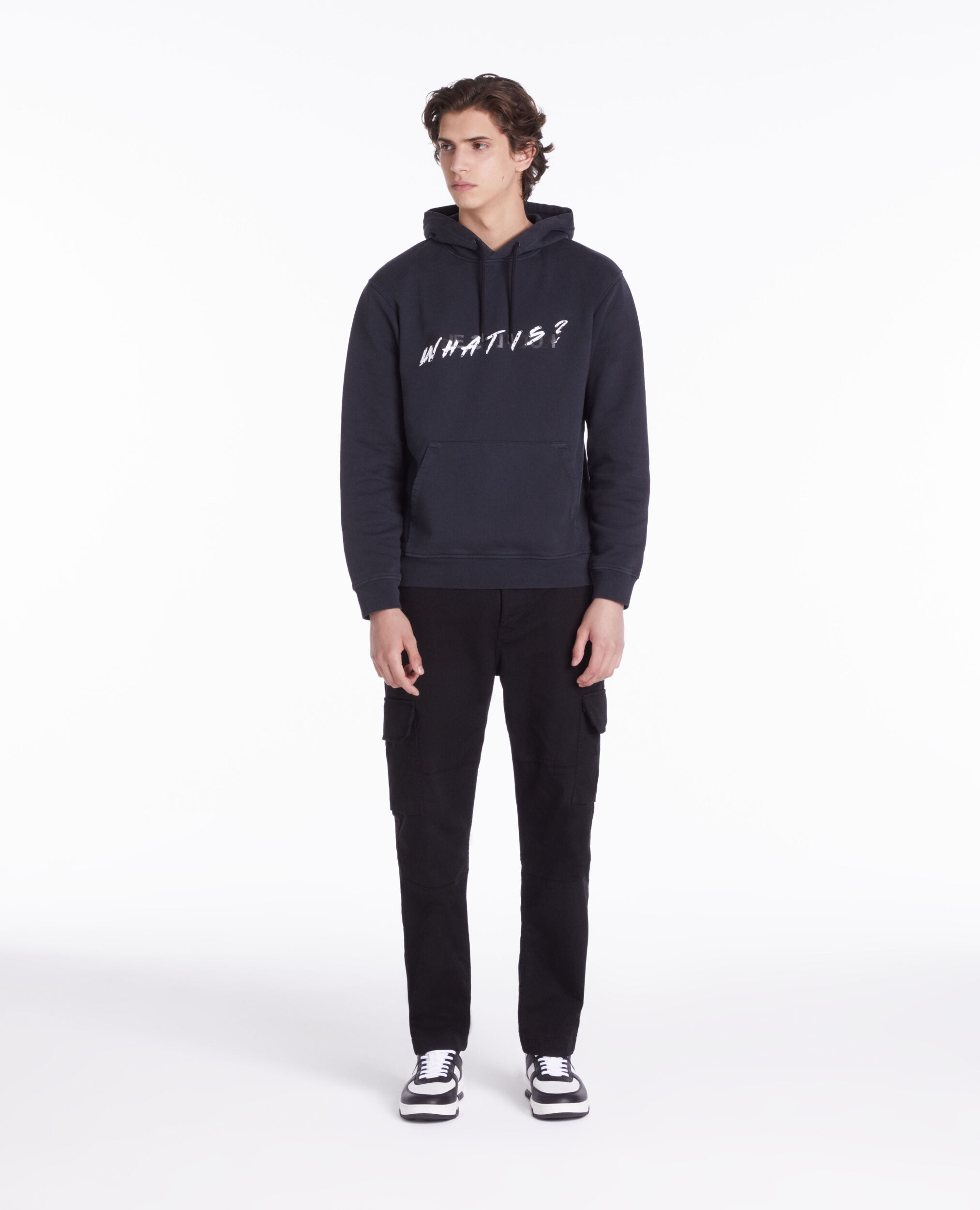 Black What is hoodie BLACK WASHED