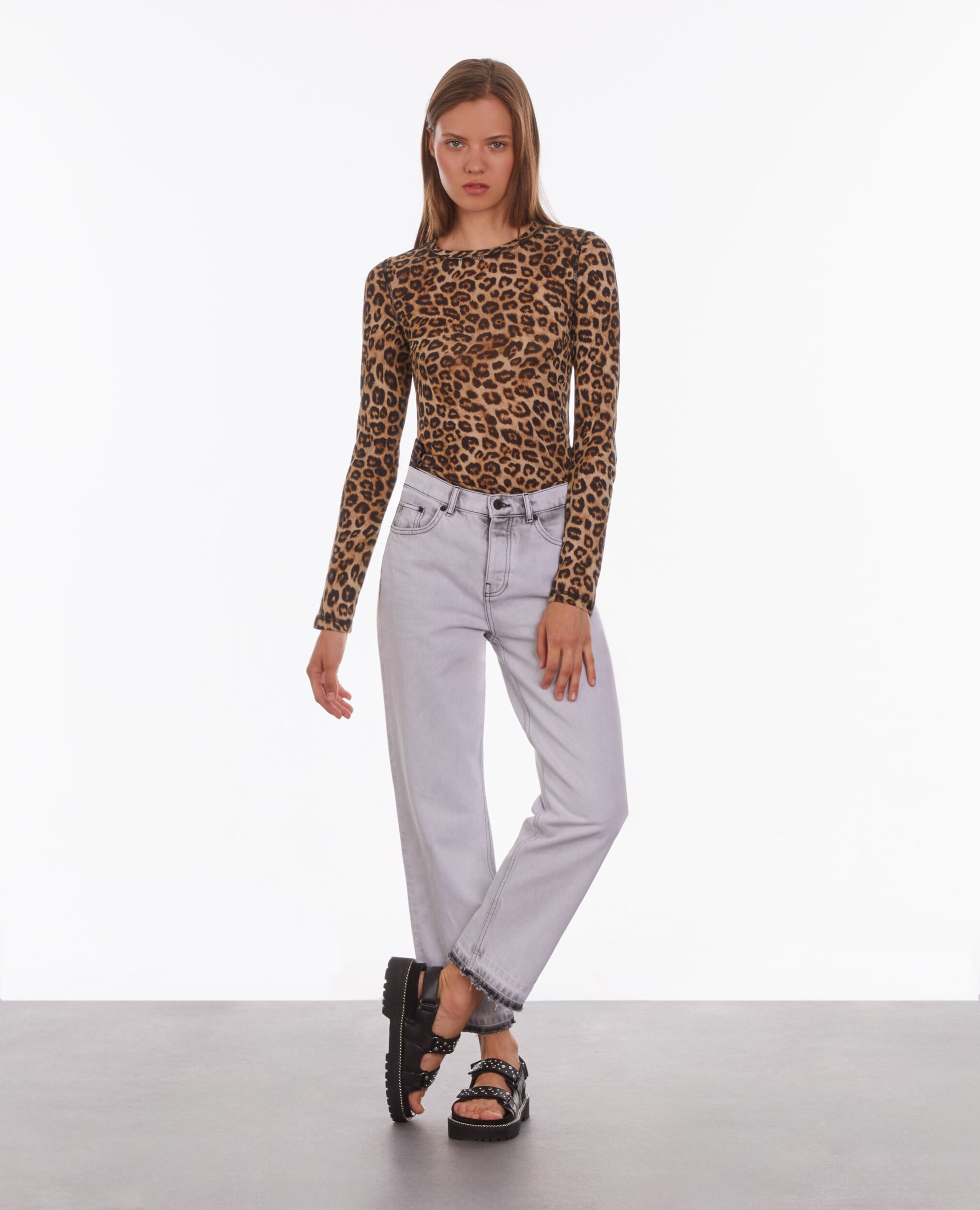 Women's printed t-shirt LEOPARD