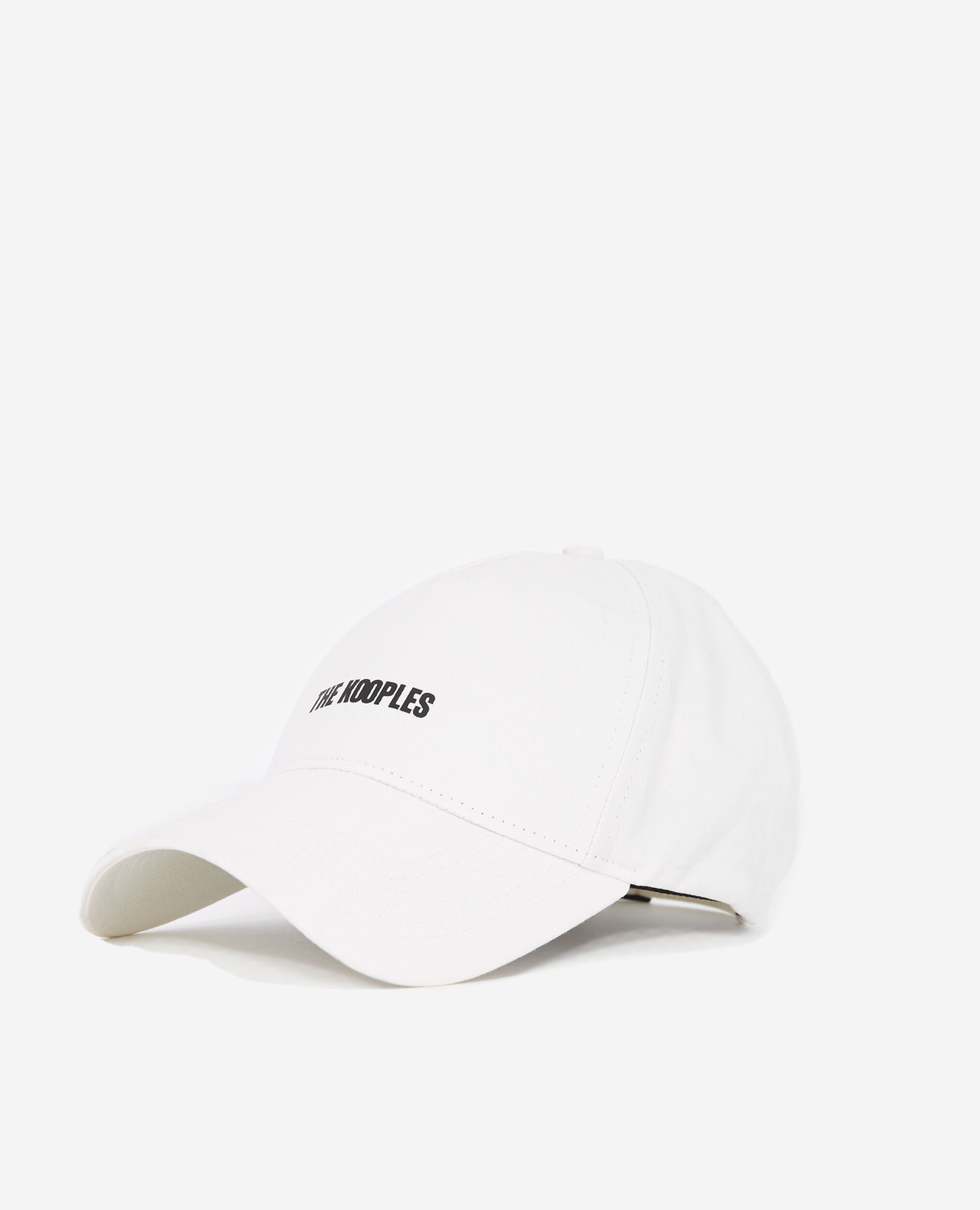The Kooples white logo cap ECRU