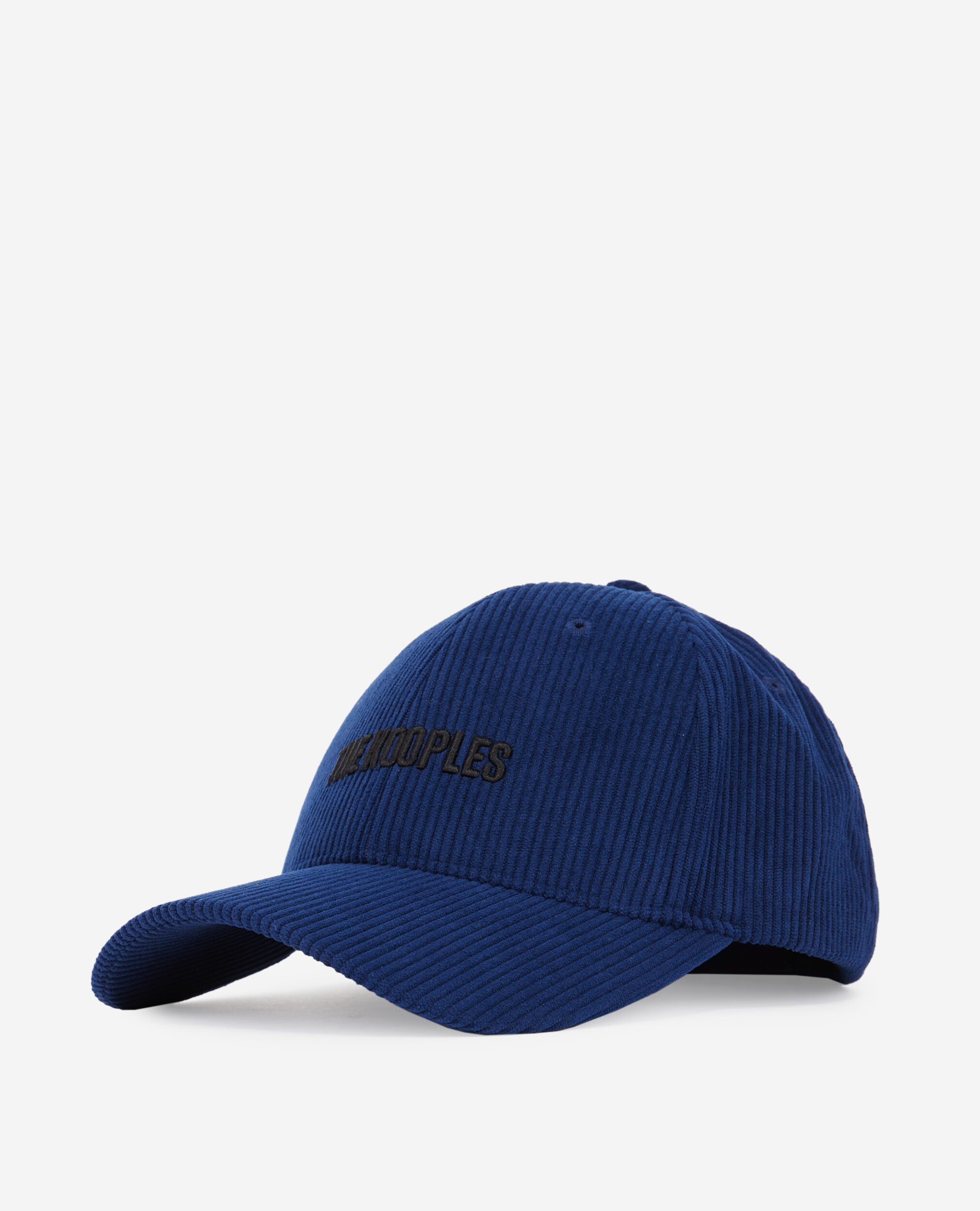 Blue corduroy cap BLUE PETROL