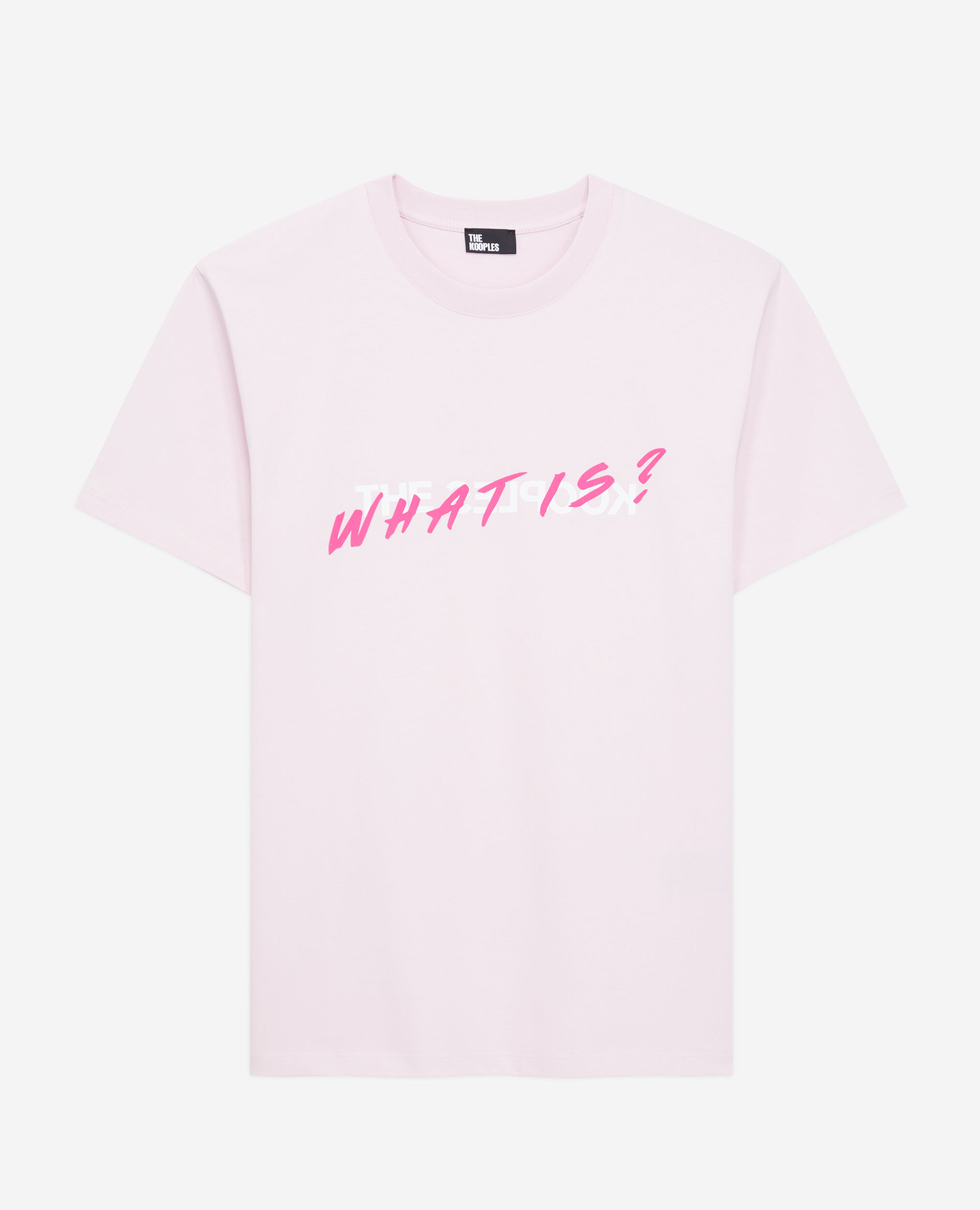 Men's pink what is t-shirt PALE PINK
