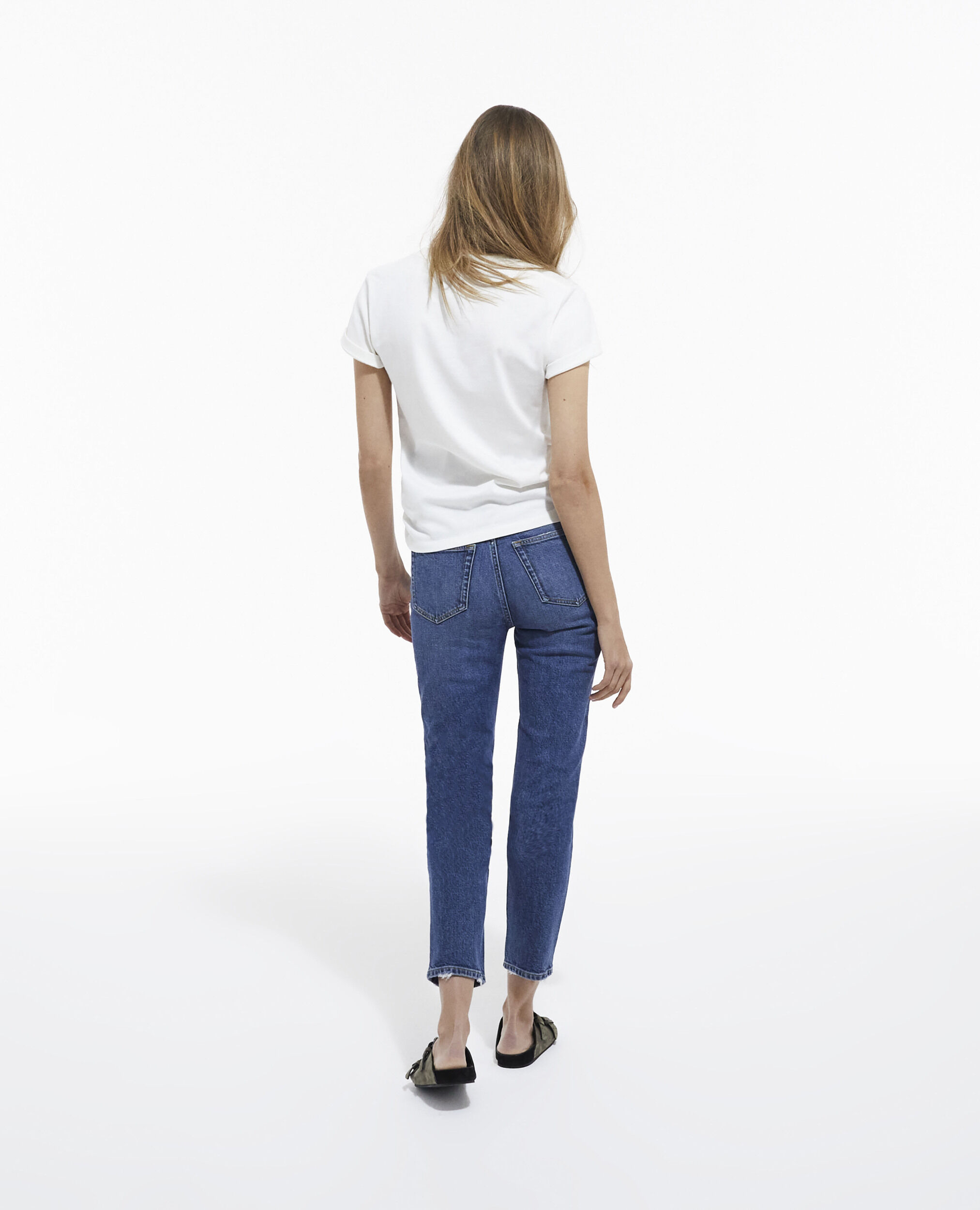 Blue slim-fit jeans BLUE DENIM
