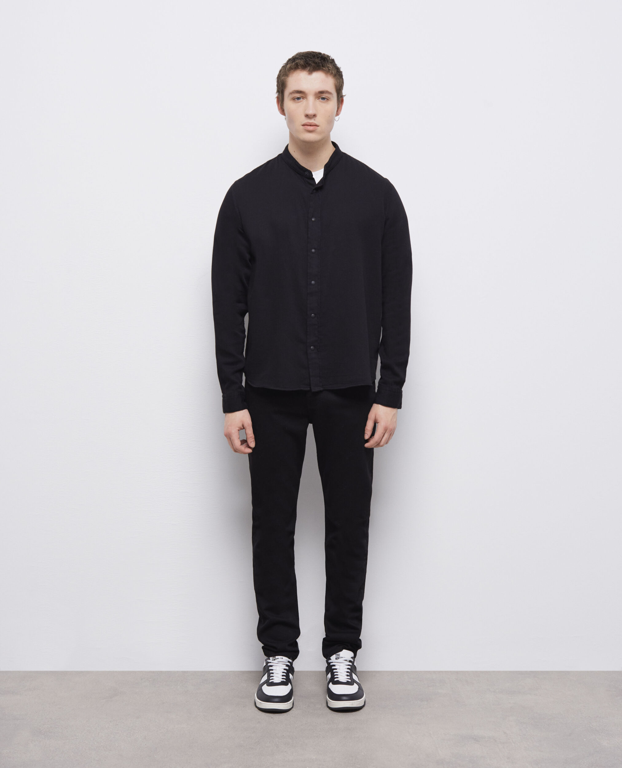 Casual black shirt BLACK
