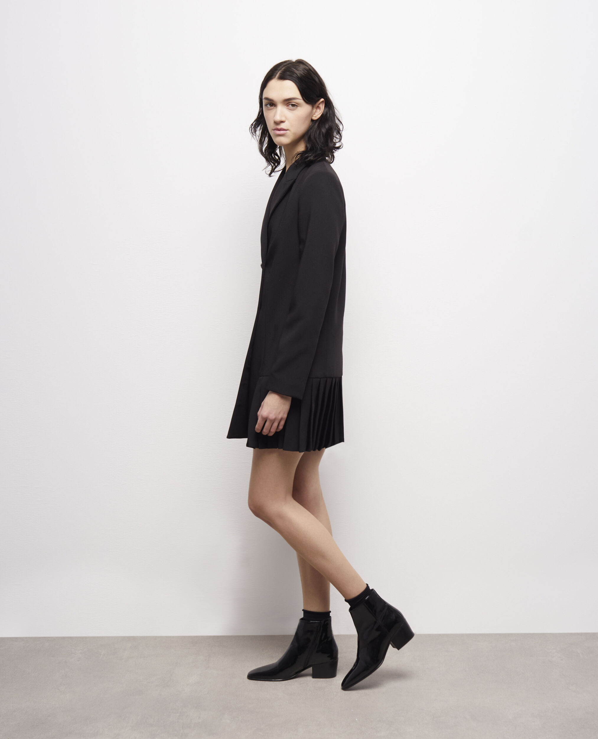 Short black dress BLACK