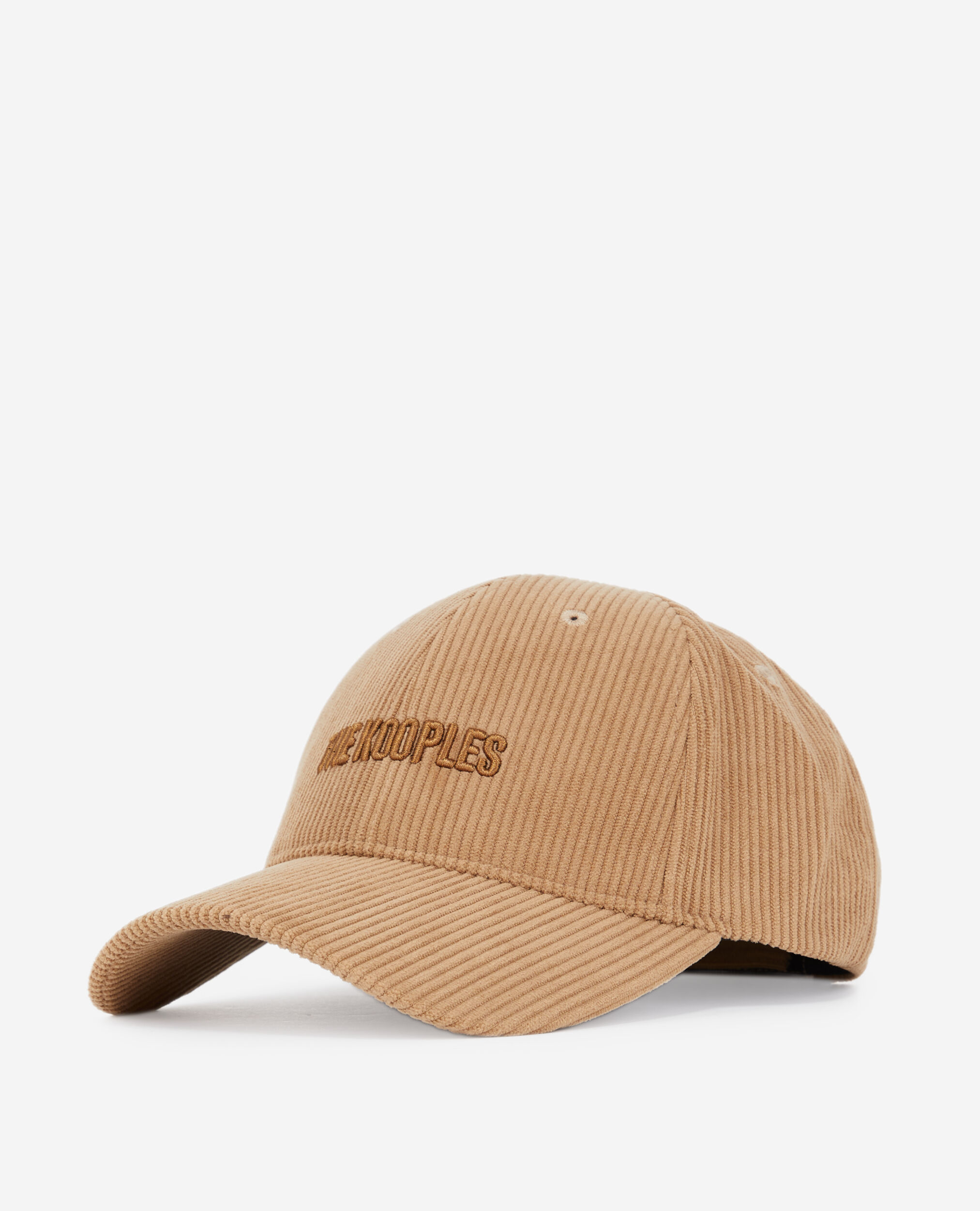 Brown corduroy cap BROWN-BEIGE