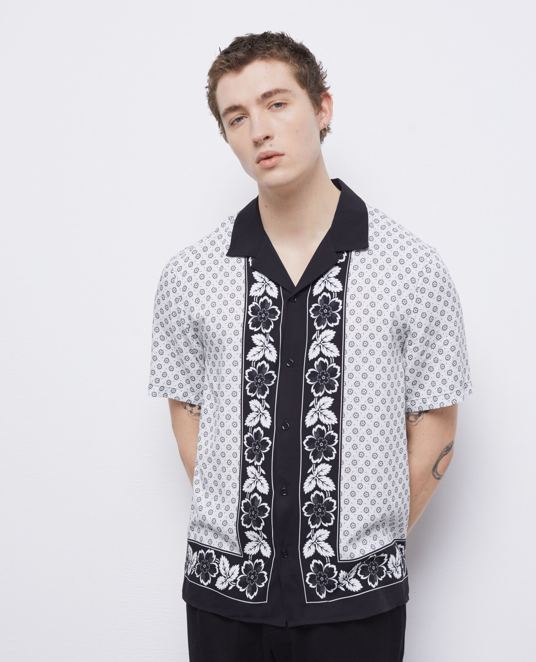 Printed shirt ECRU