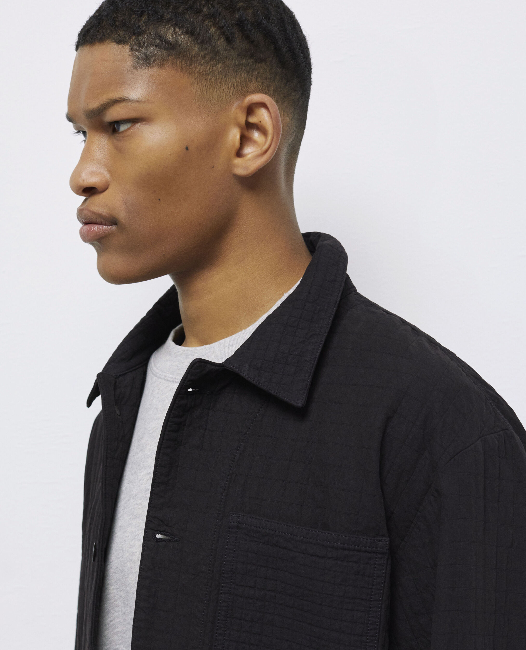 Black work jacket BLACK